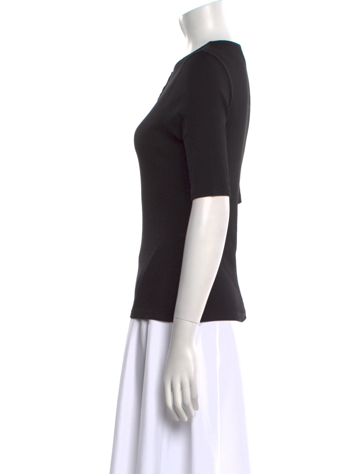 Sézane Crew Neck Short Sleeve T-Shirt