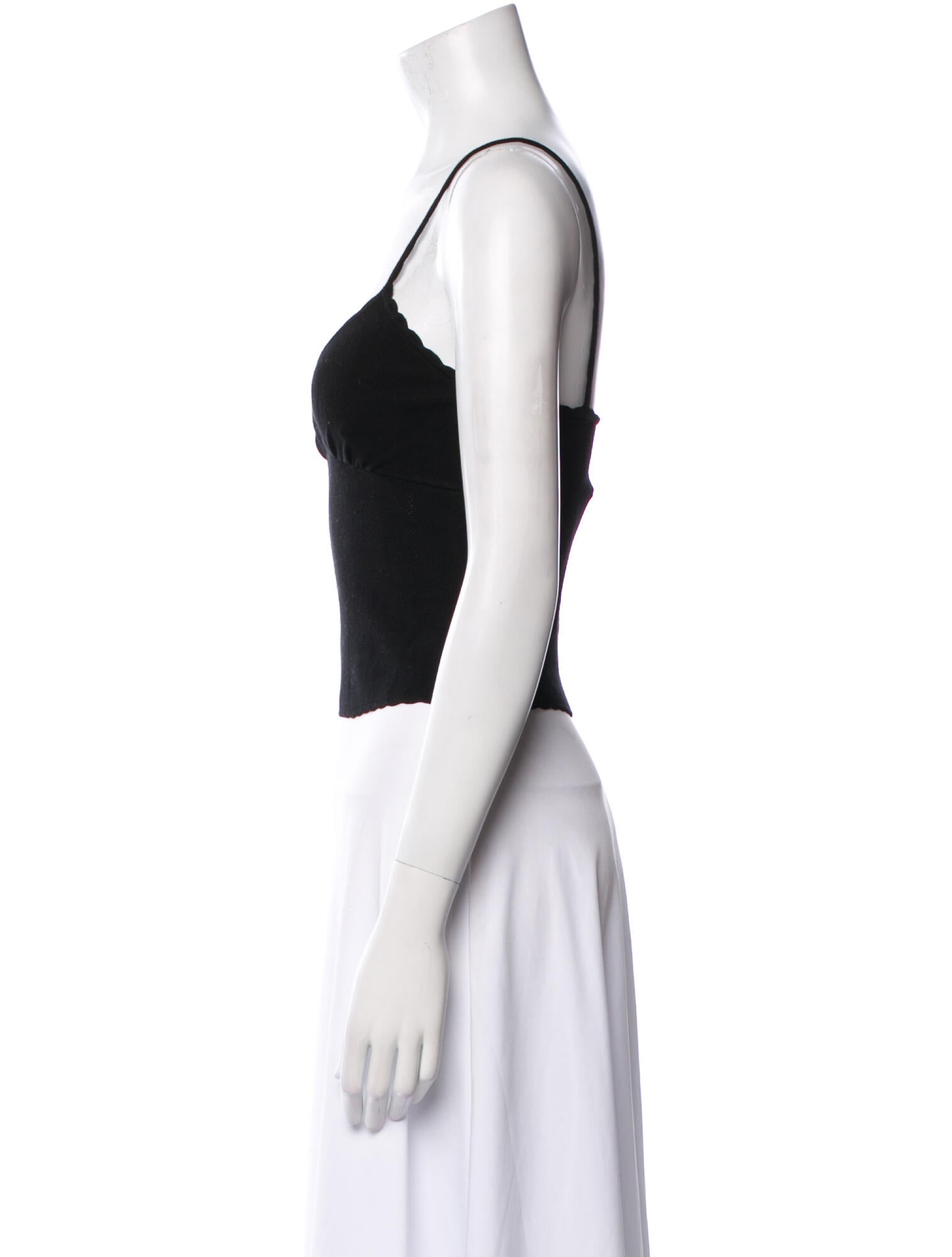 Sézane V-Neck Sleeveless Crop Top w/ Tags