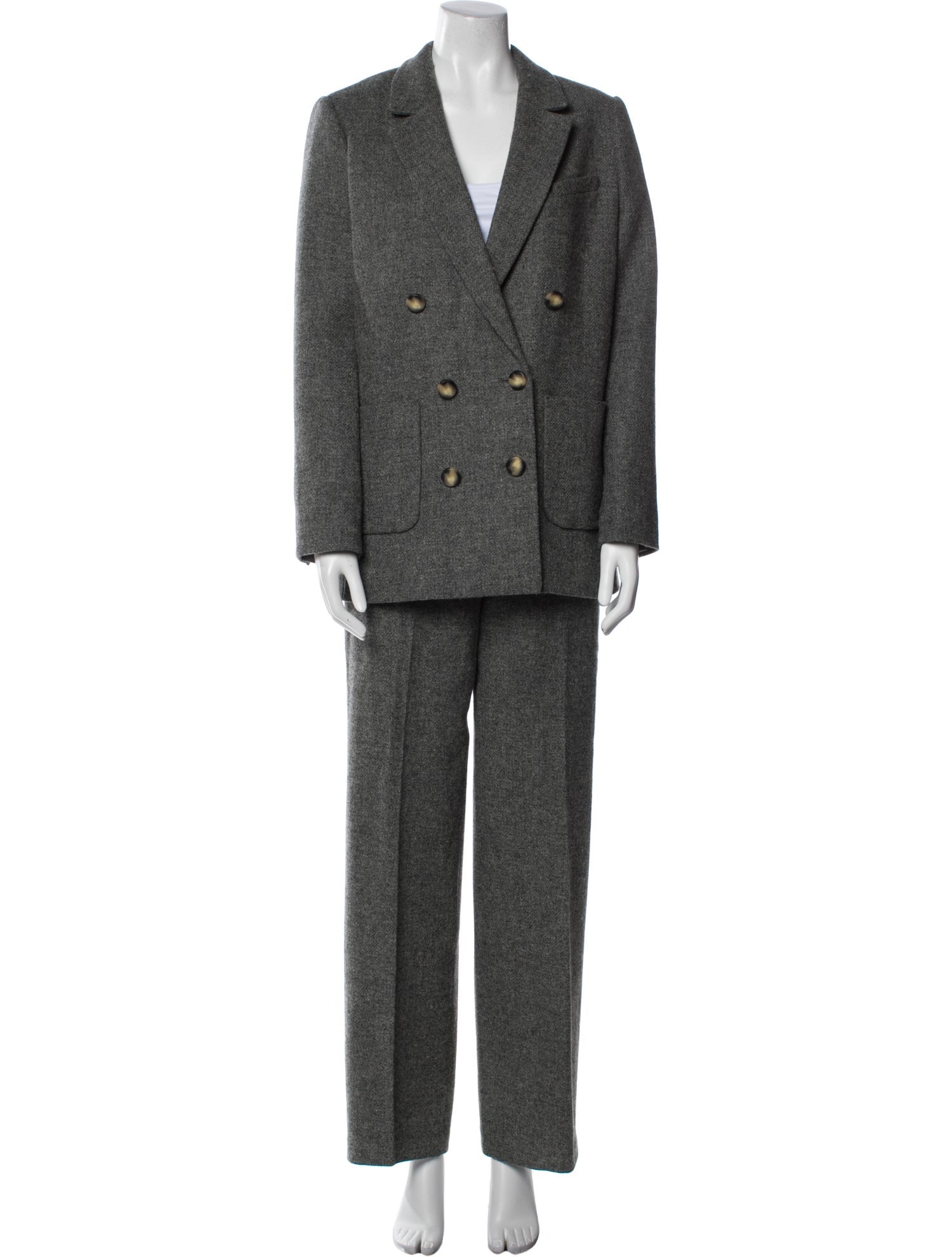 Sézane Virgin Wool Pant Set