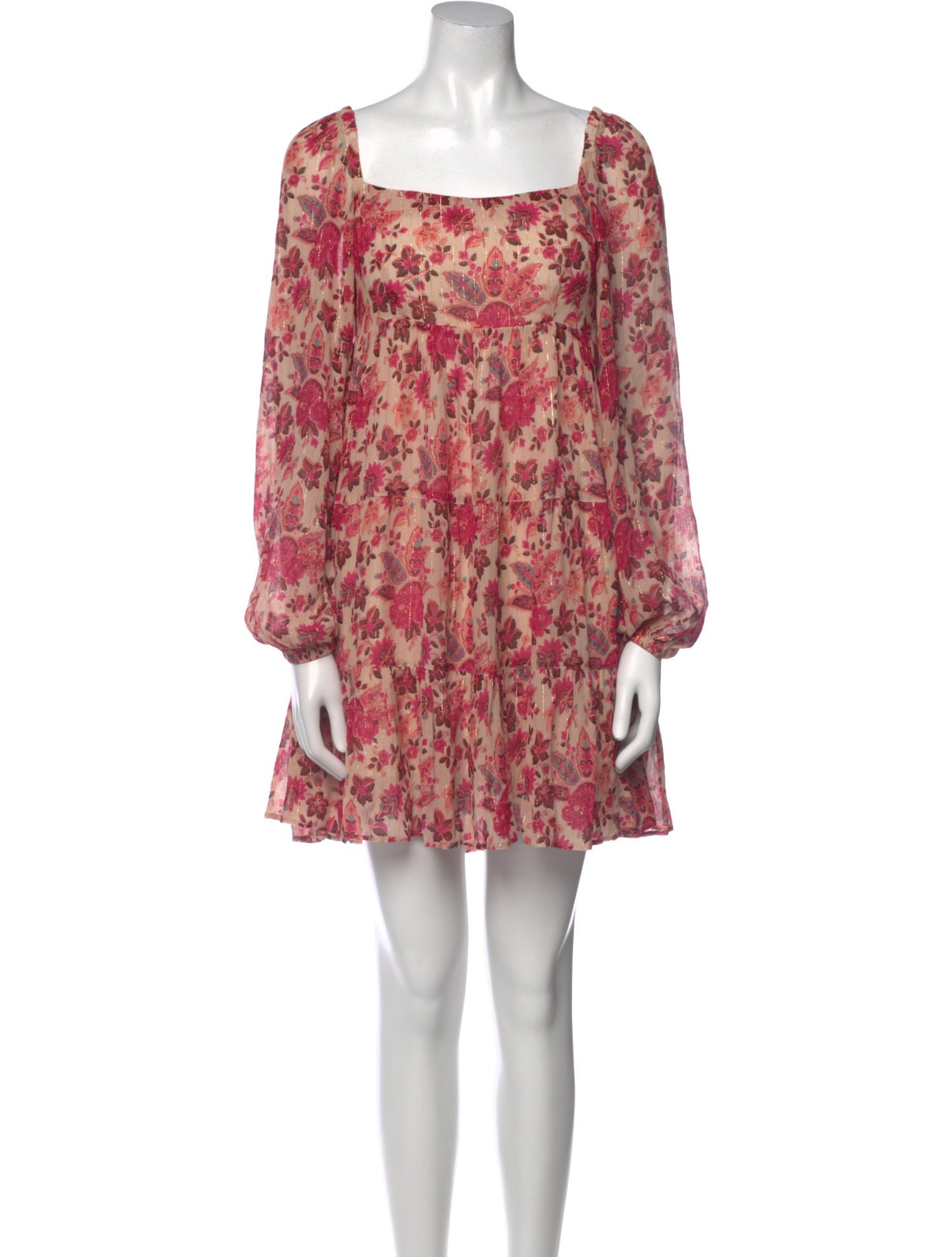 Sézane Floral Print Mini Dress w/ Tags