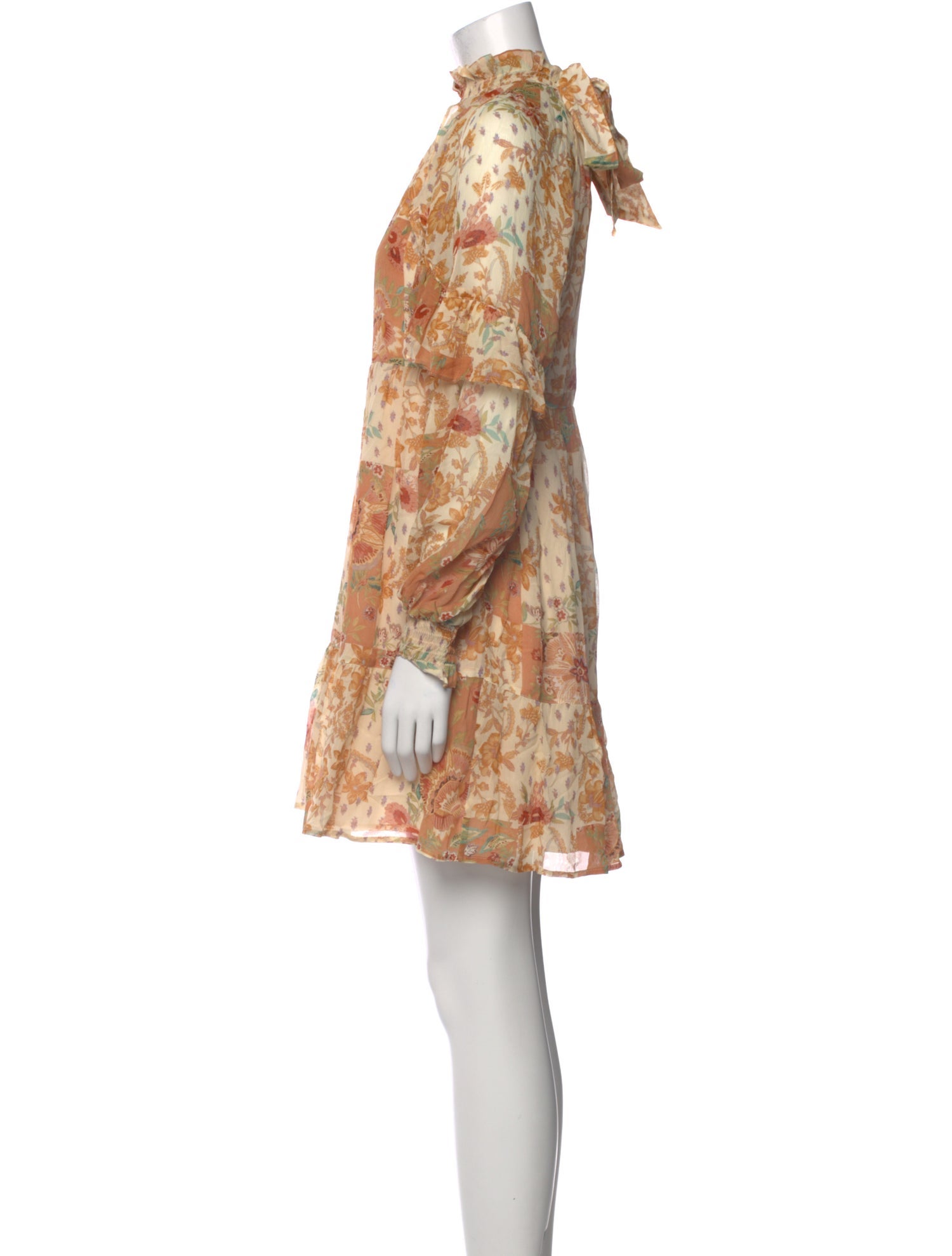 Sézane Floral Print Mini Dress w/ Tags