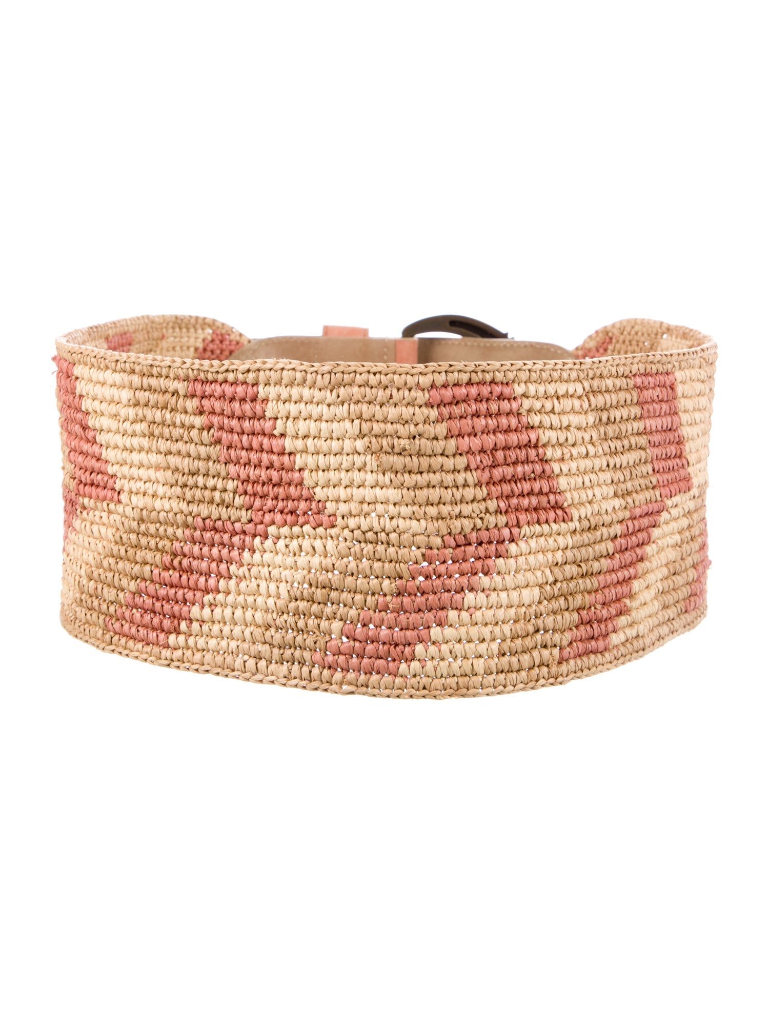 Sézane Wide Raffia Waist Belt