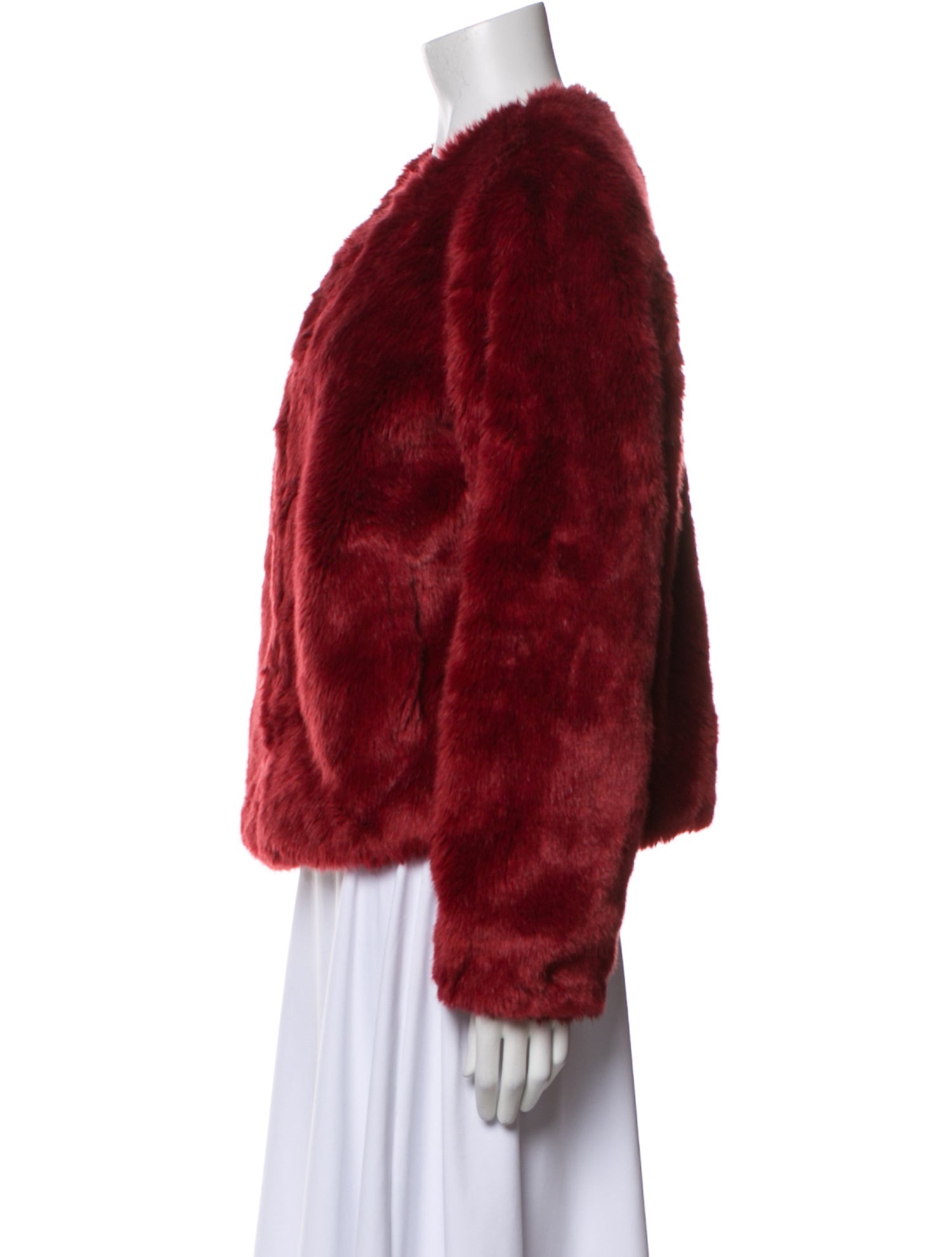 Sézane Faux Fur Faux Fur Jacket