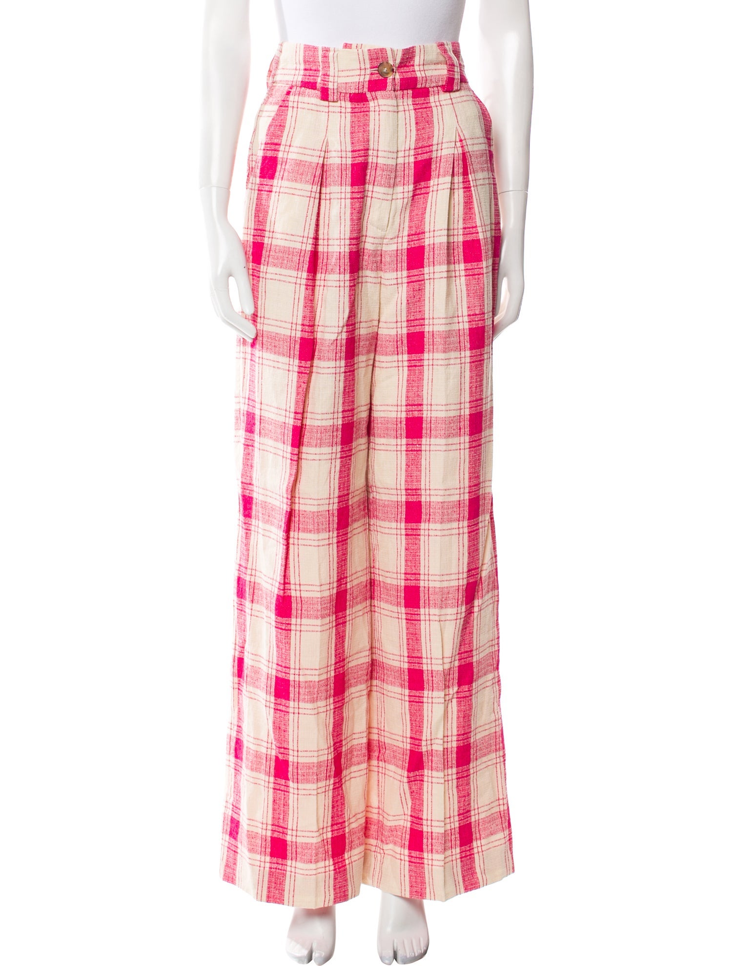 Sézane Linen Wide Leg Pants