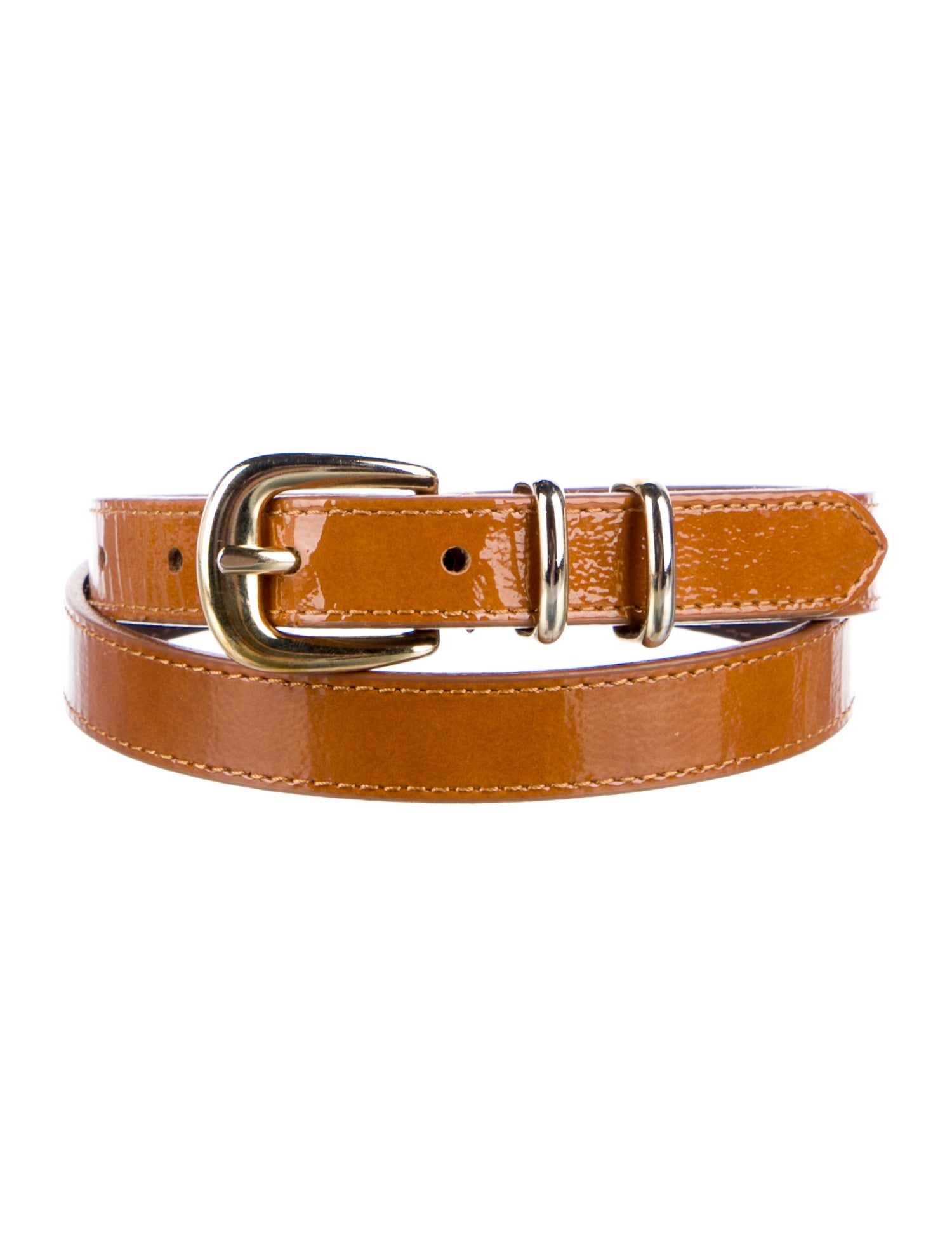 Sézane Skinny Patent Leather Belt Kit