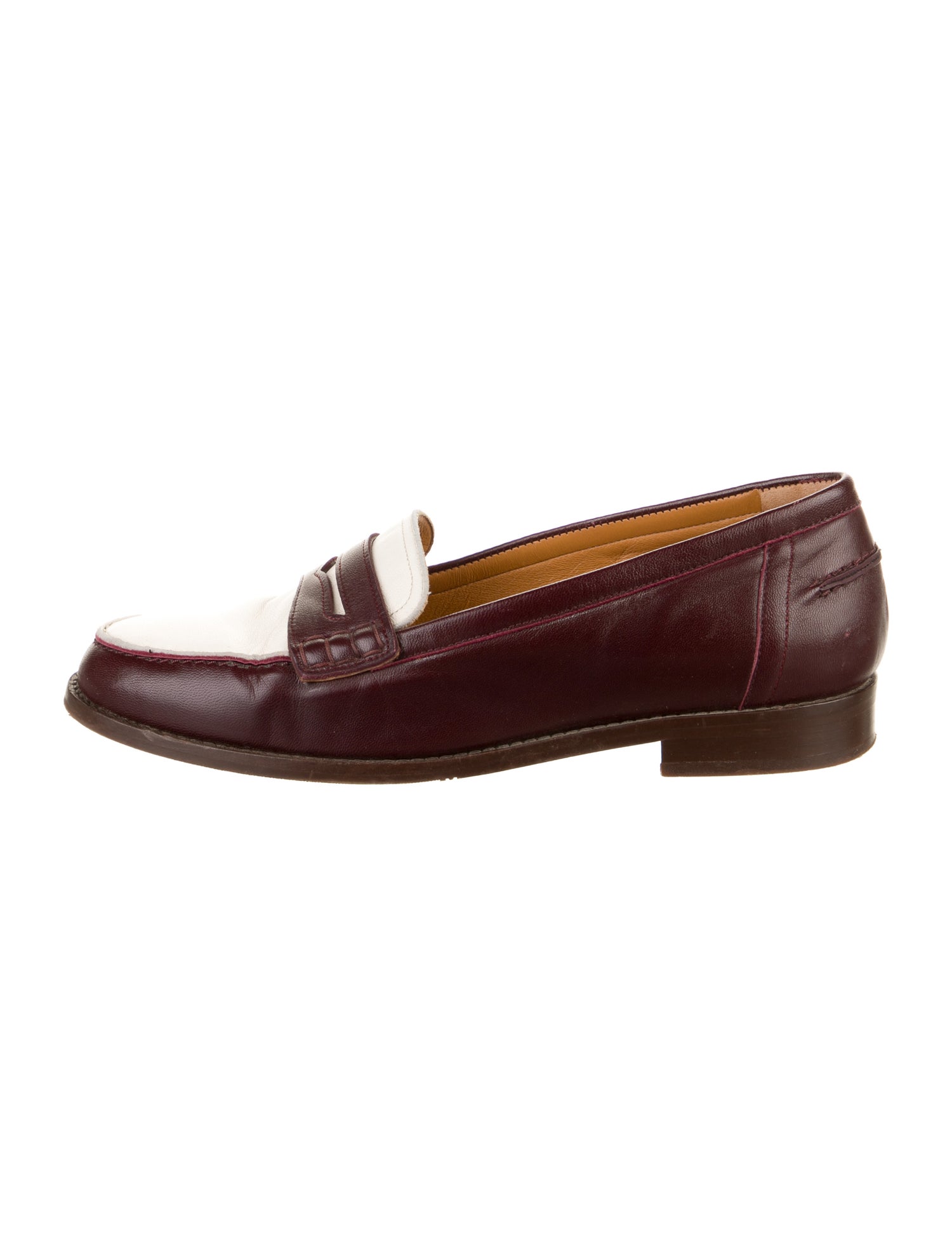 Sézane Leather Tassel Accents Loafers