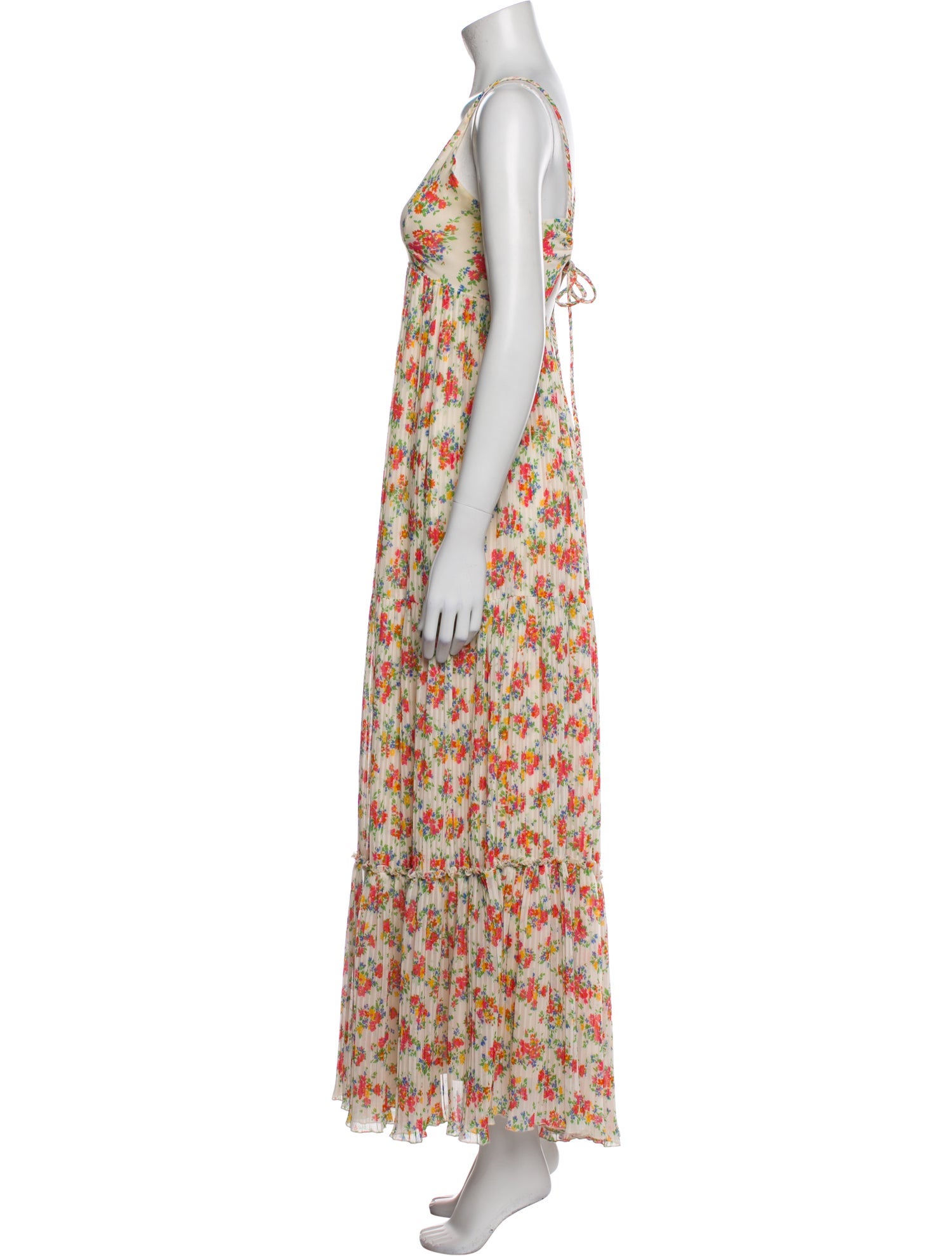 Sézane Floral Print Long Dress
