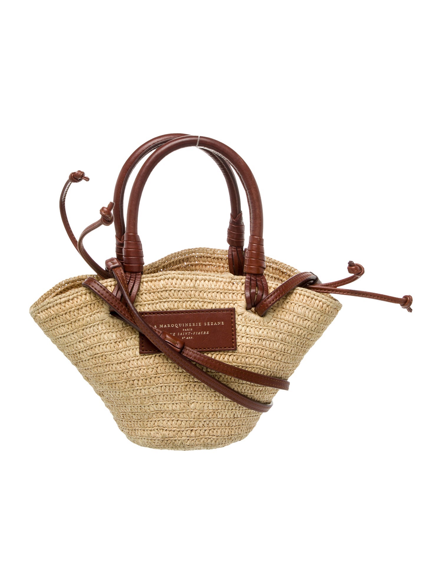 Sézane Straw Bucket Bag