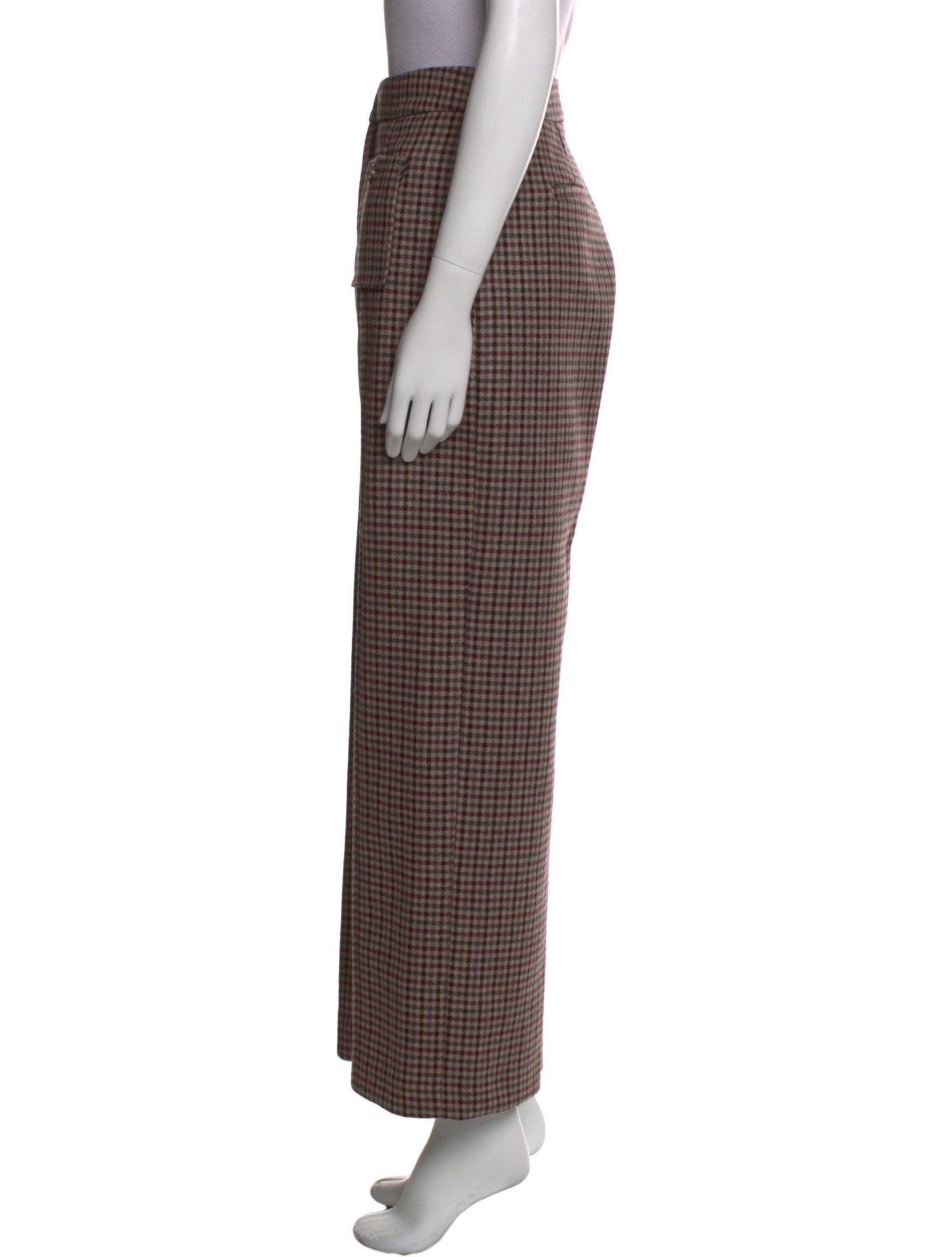 Sézane Wool Wide Leg Pants