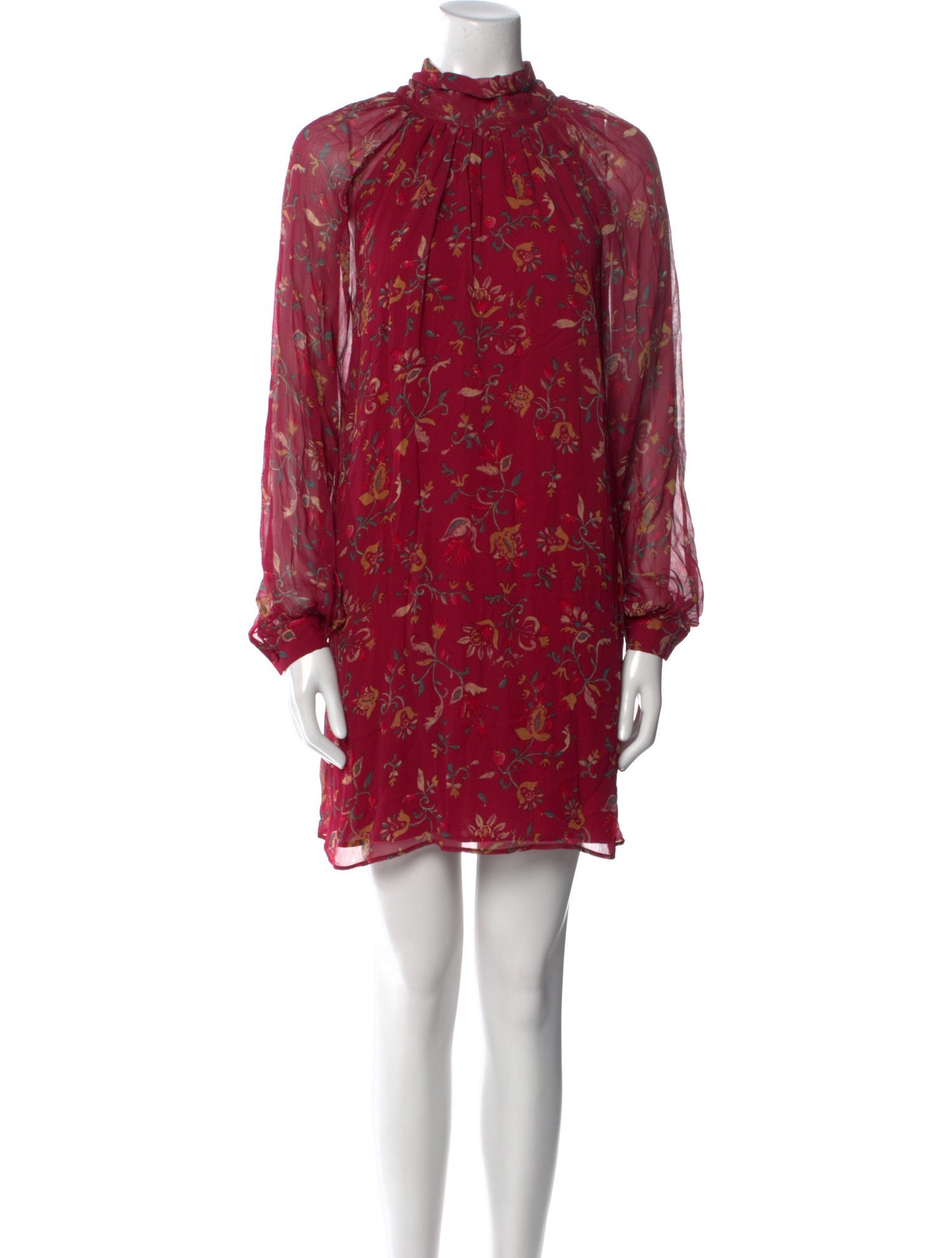 Sézane Floral Print Mini Dress w/ Tags