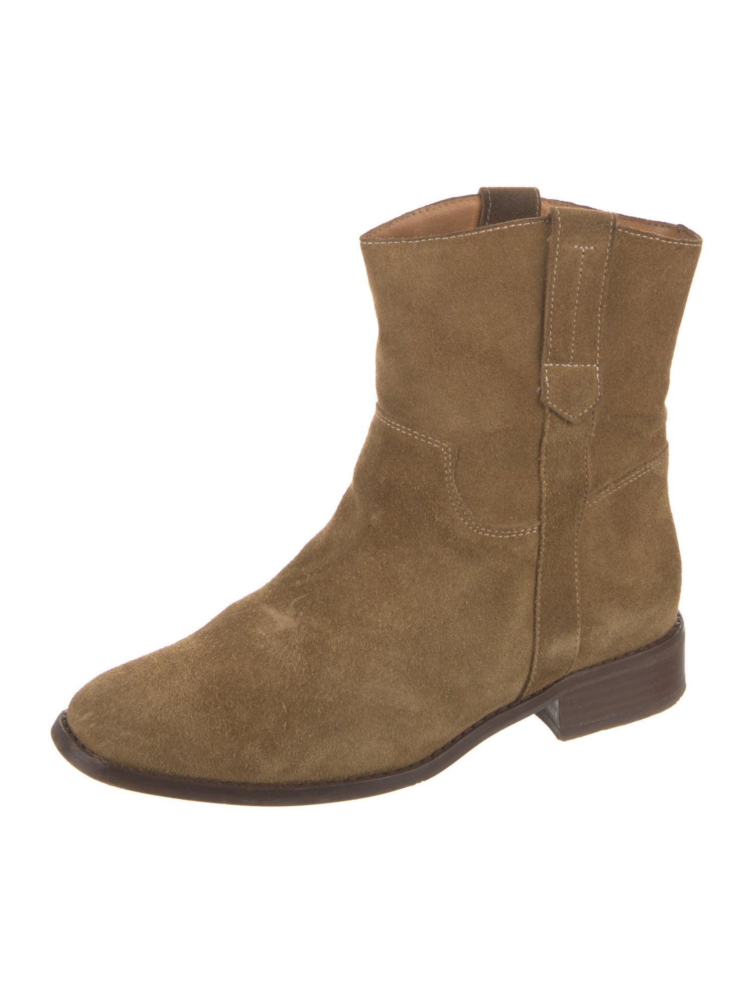 Sézane Suede Moto Boots