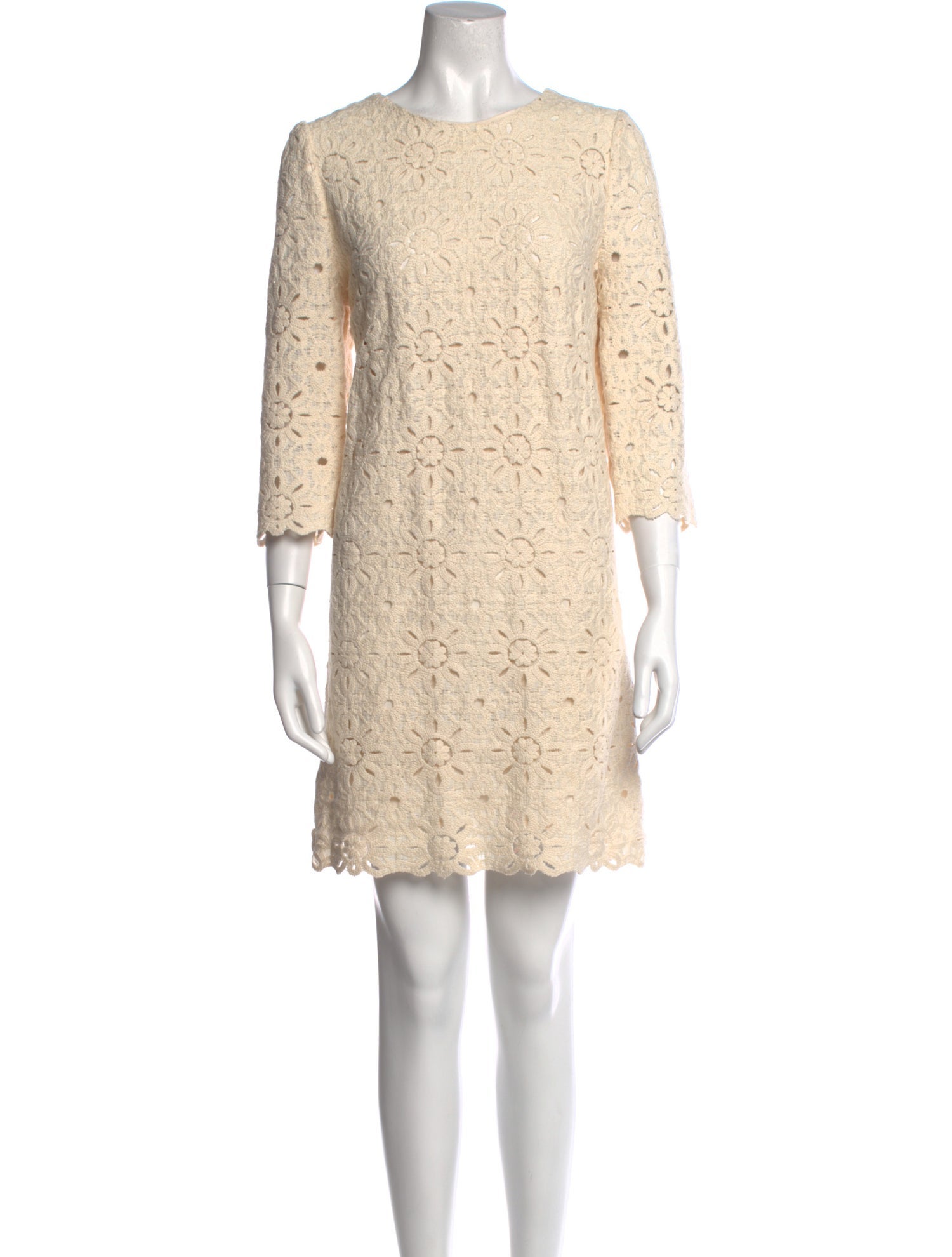 Sézane Bateau Neckline Mini Dress