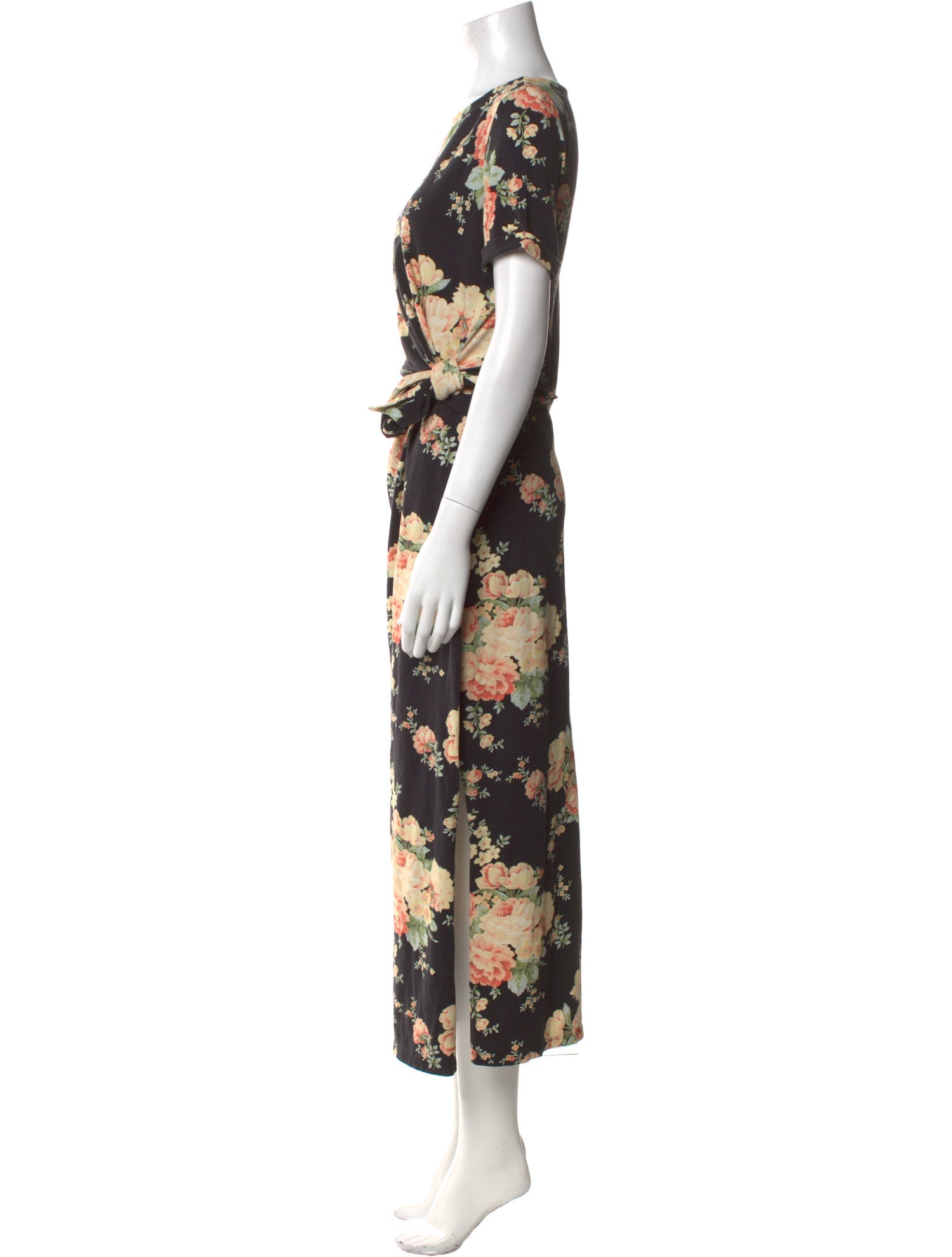 Sézane Floral Print Long Dress