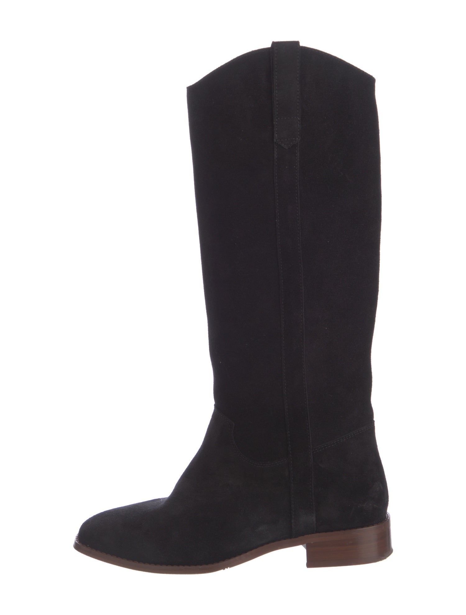 Sézane Suede Riding Boots