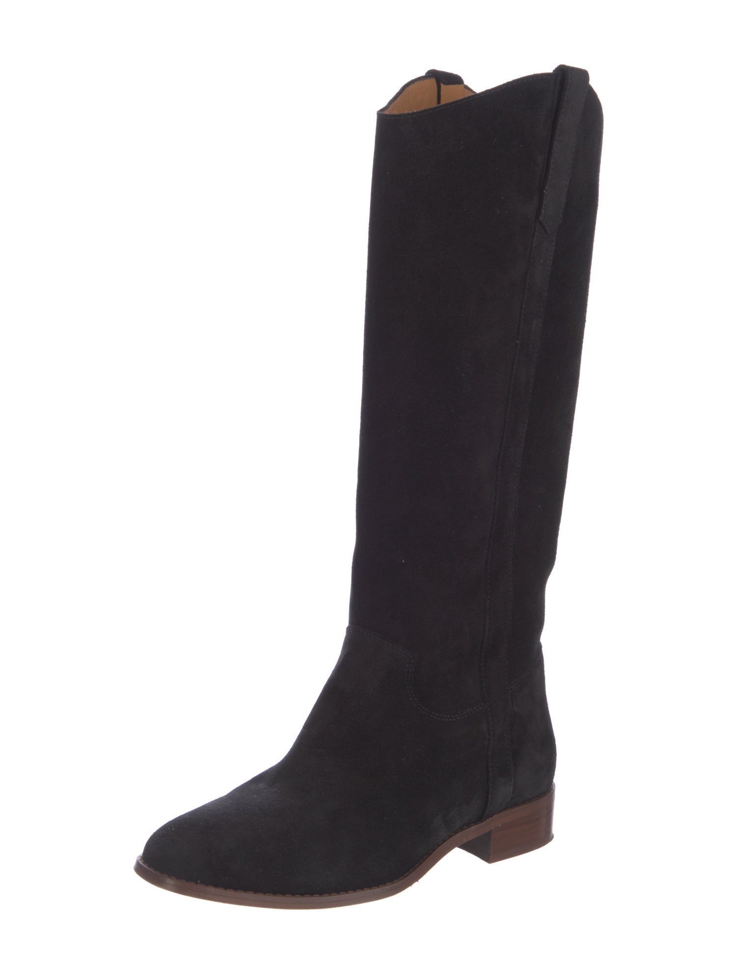 Sézane Suede Riding Boots