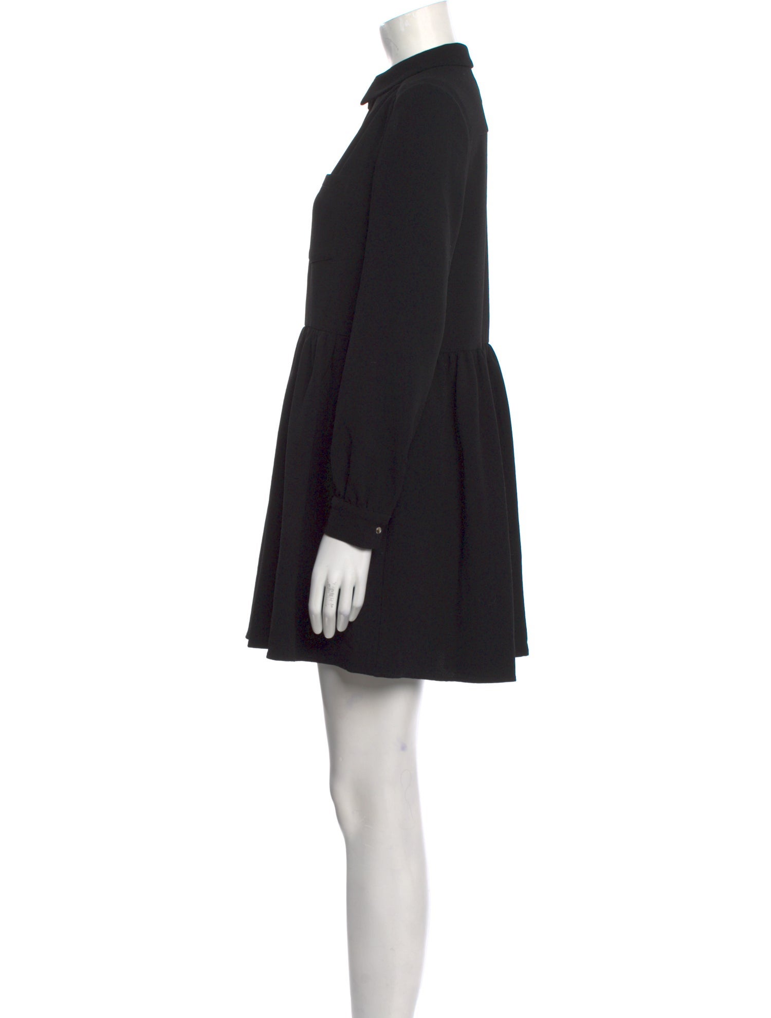 Sézane Mock Neck Mini Dress