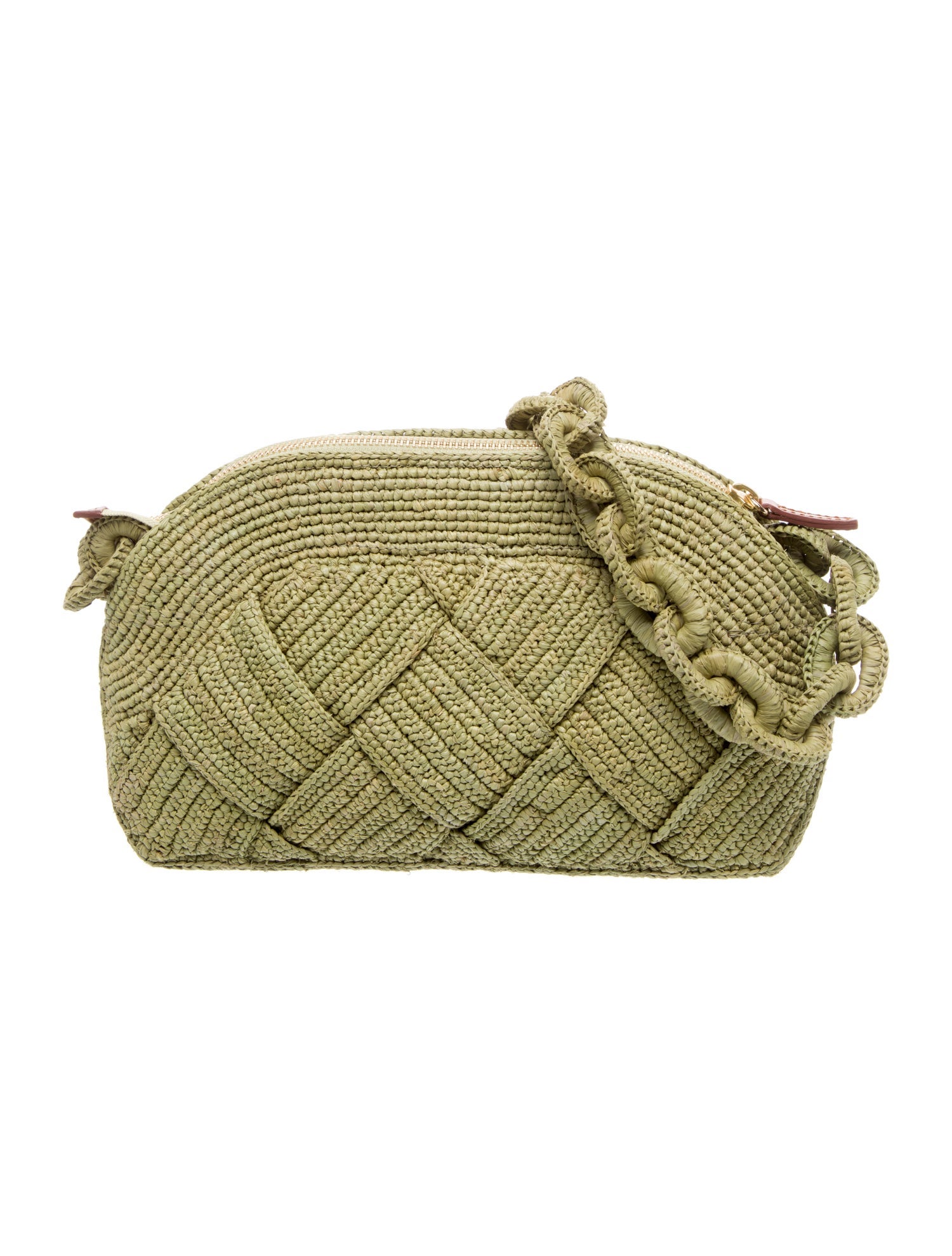Sézane Raffia Shoulder Bag