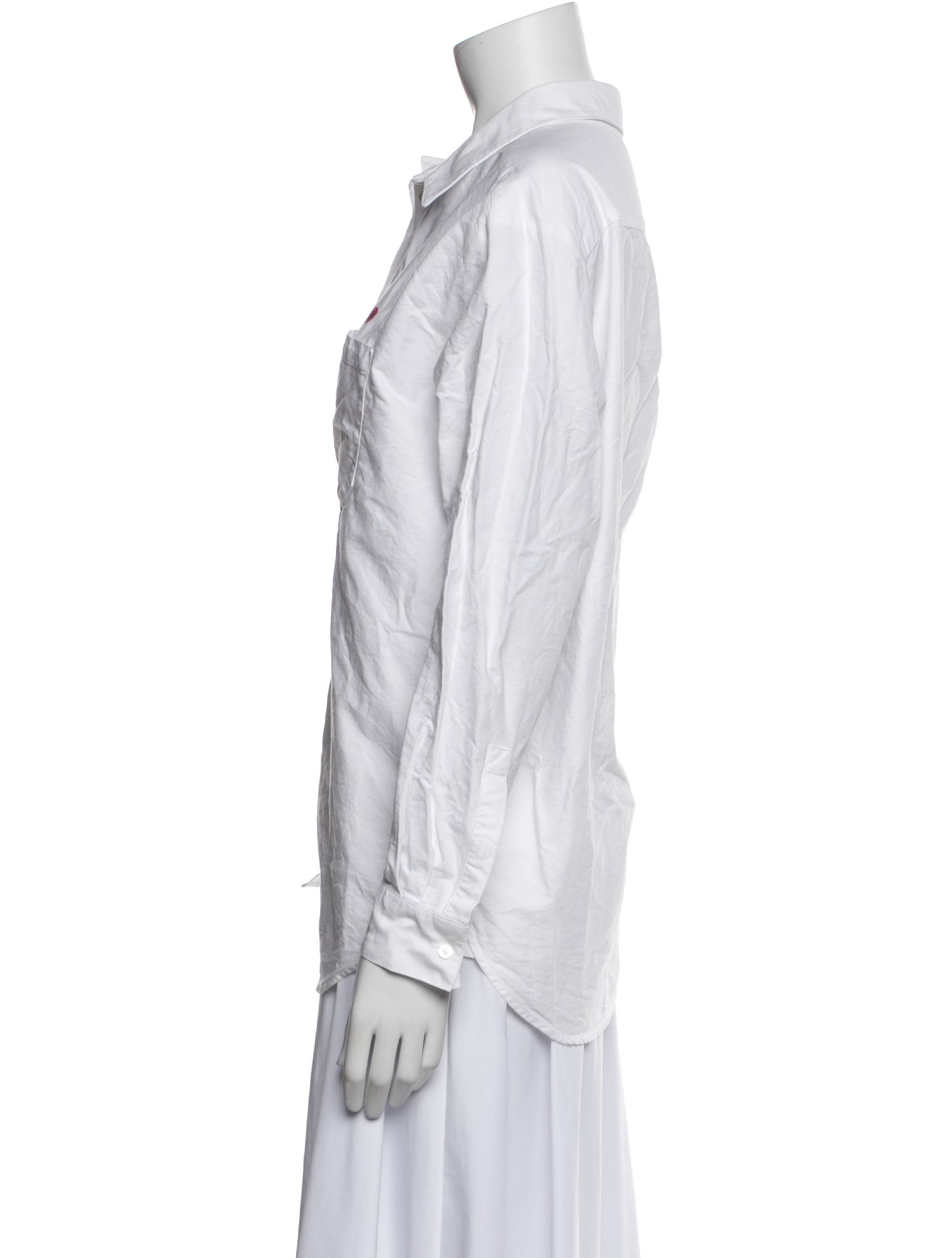 Sézane Long Sleeve Button-Up Top