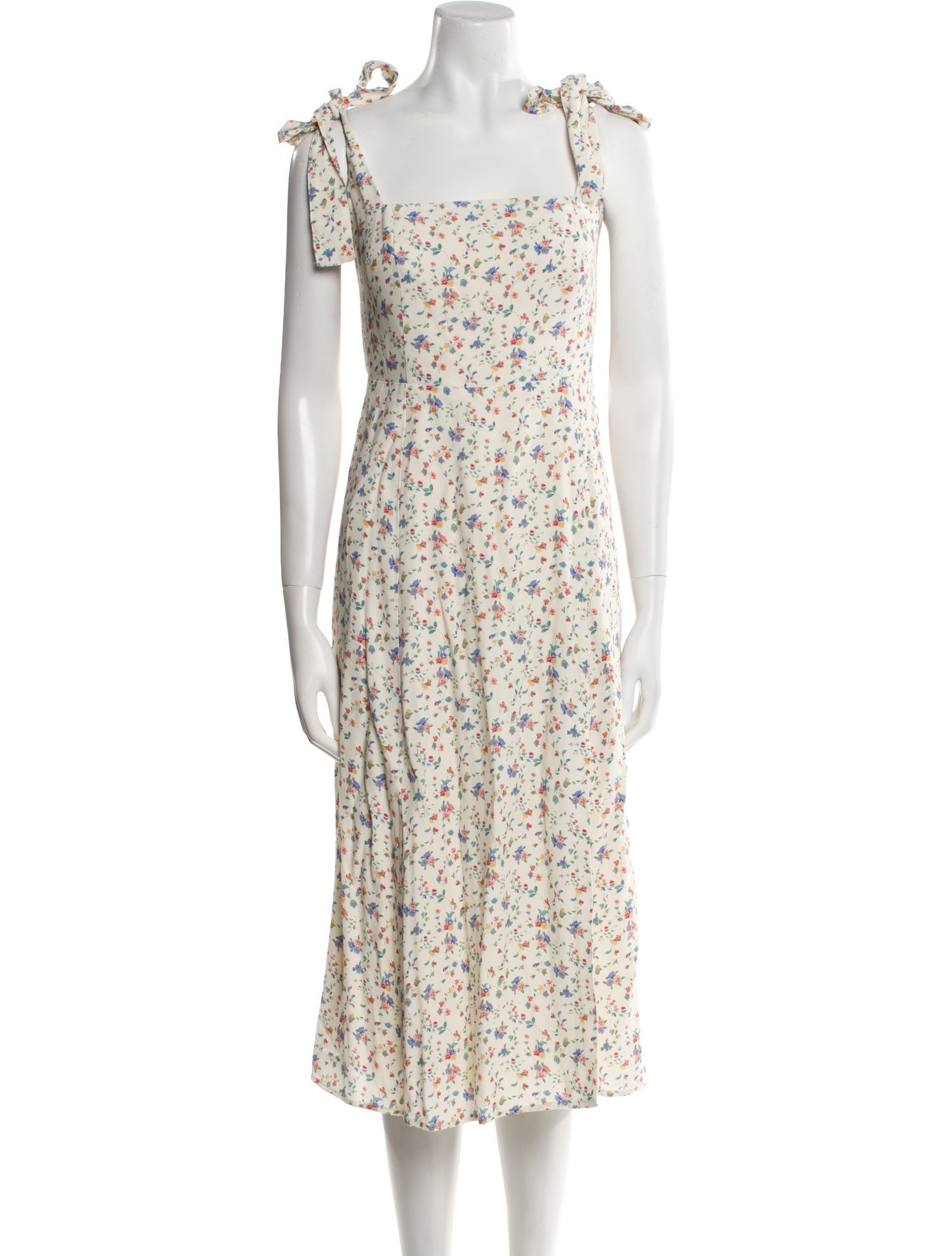 Sézane Floral Print Midi Length Dress w/ Tags