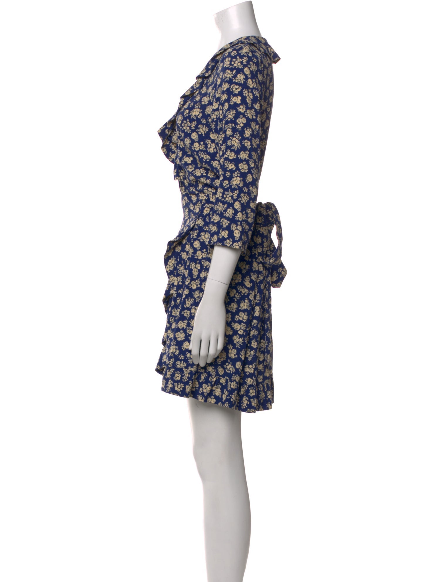 Sézane Floral Print Mini Dress