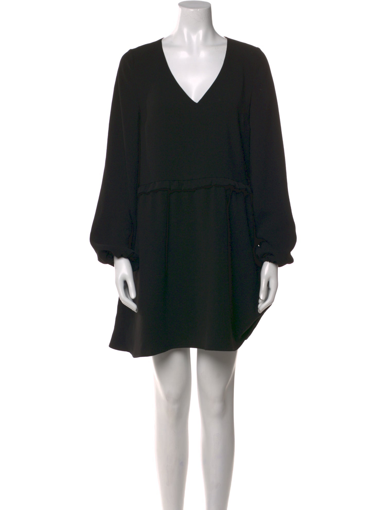 Sézane V-Neck Mini Dress