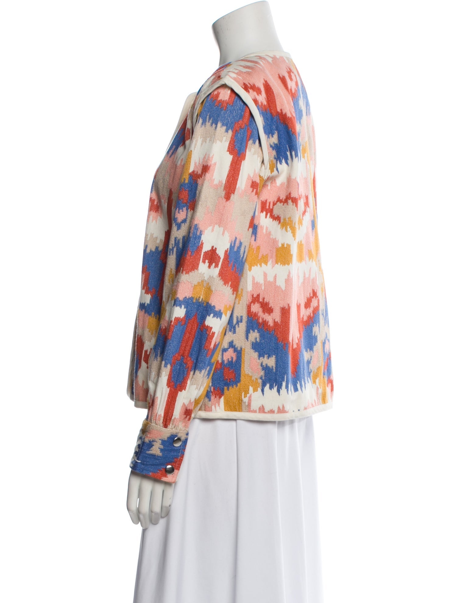 Sézane Floral Print Blazer