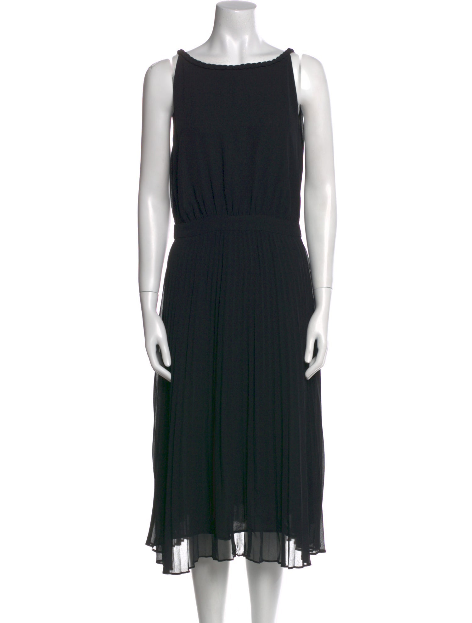 Sézane Bateau Neckline Midi Length Dress