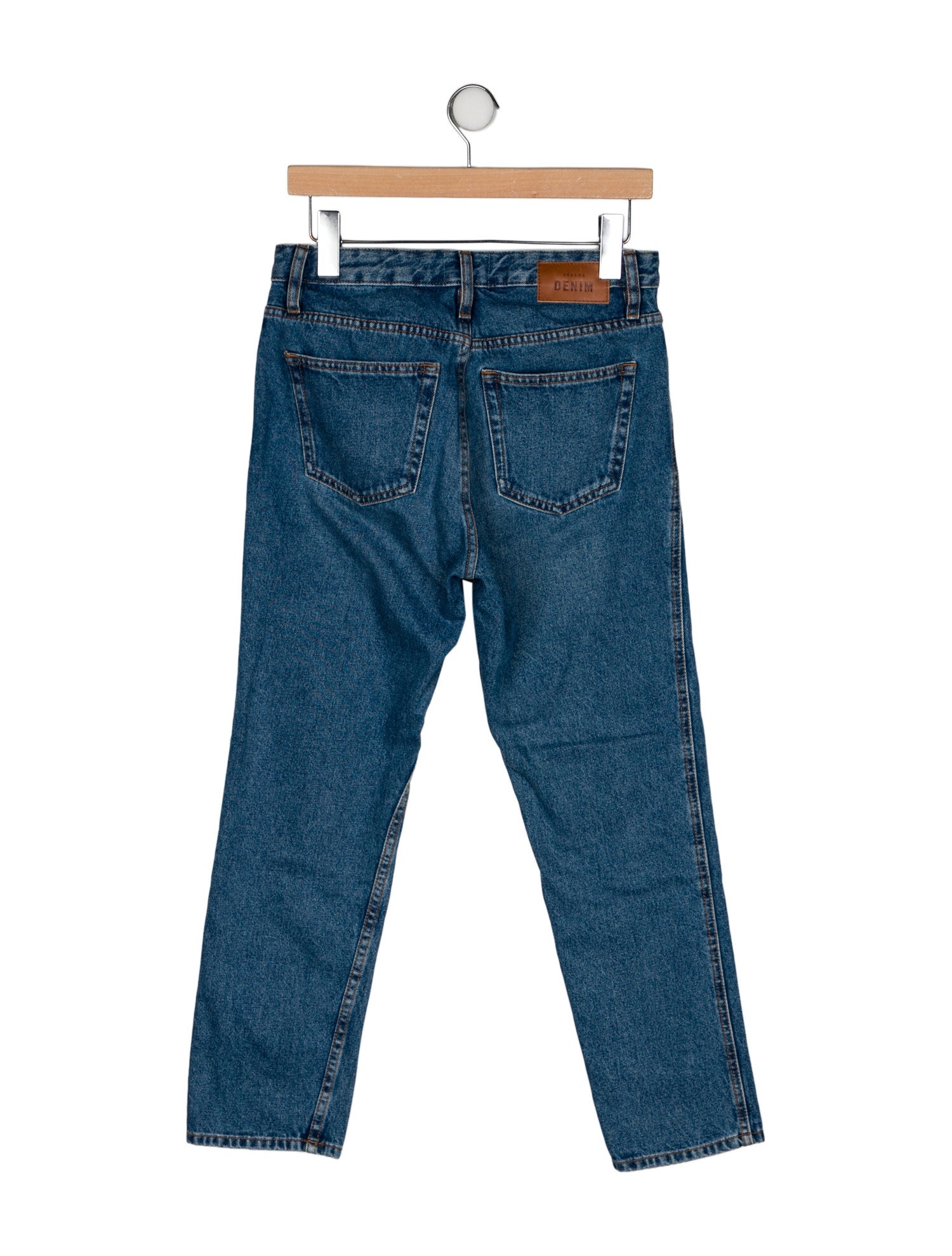 Sézane Mid-Rise Straight Leg Jeans