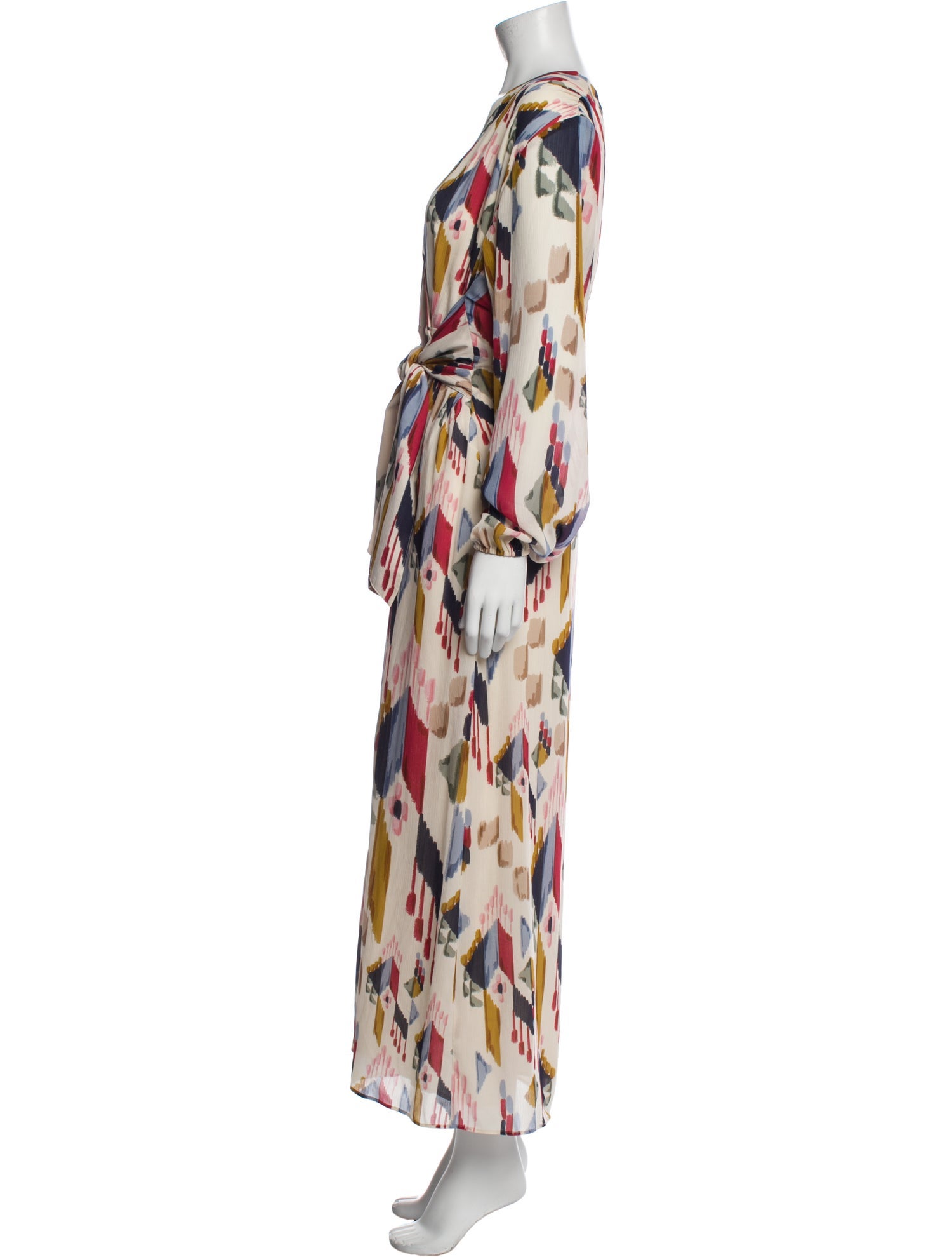 Sézane Printed Long Dress