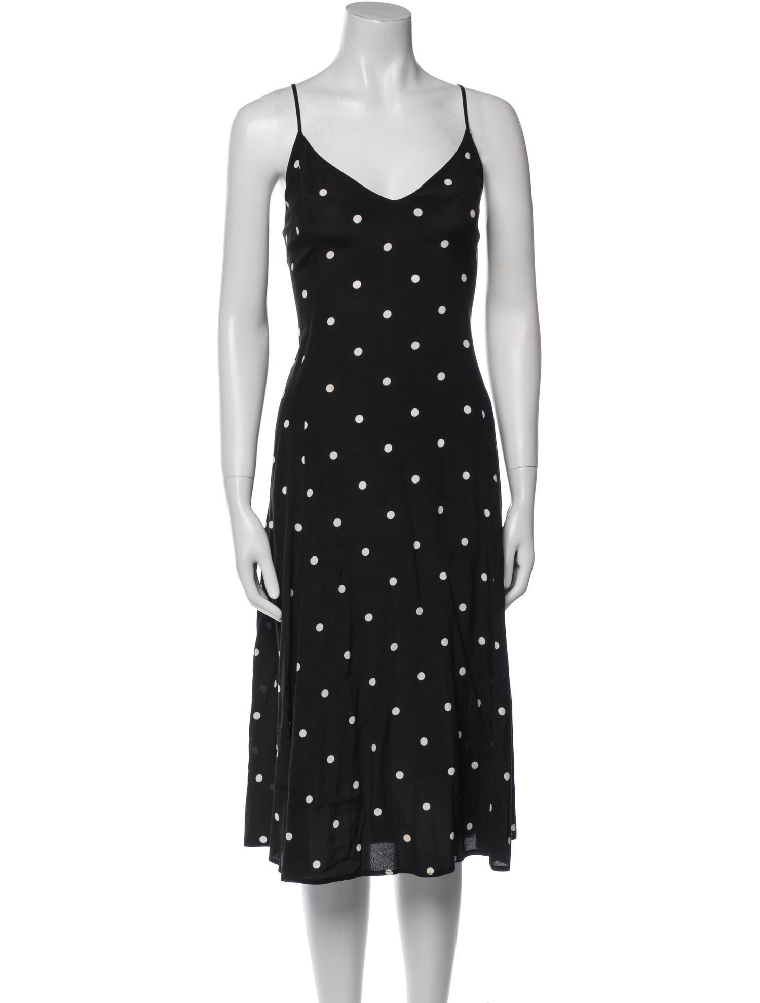 Sézane Polka Dot Print Long Dress