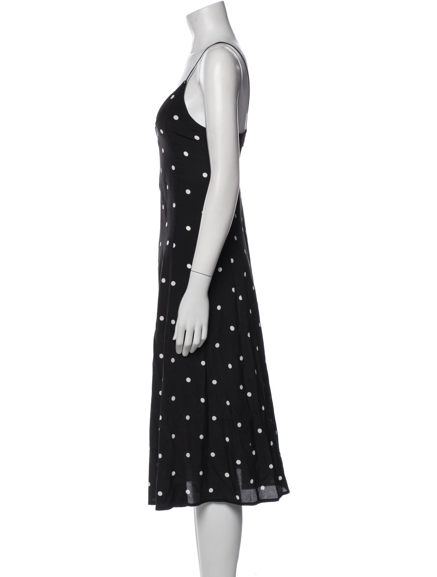Sézane Polka Dot Print Long Dress