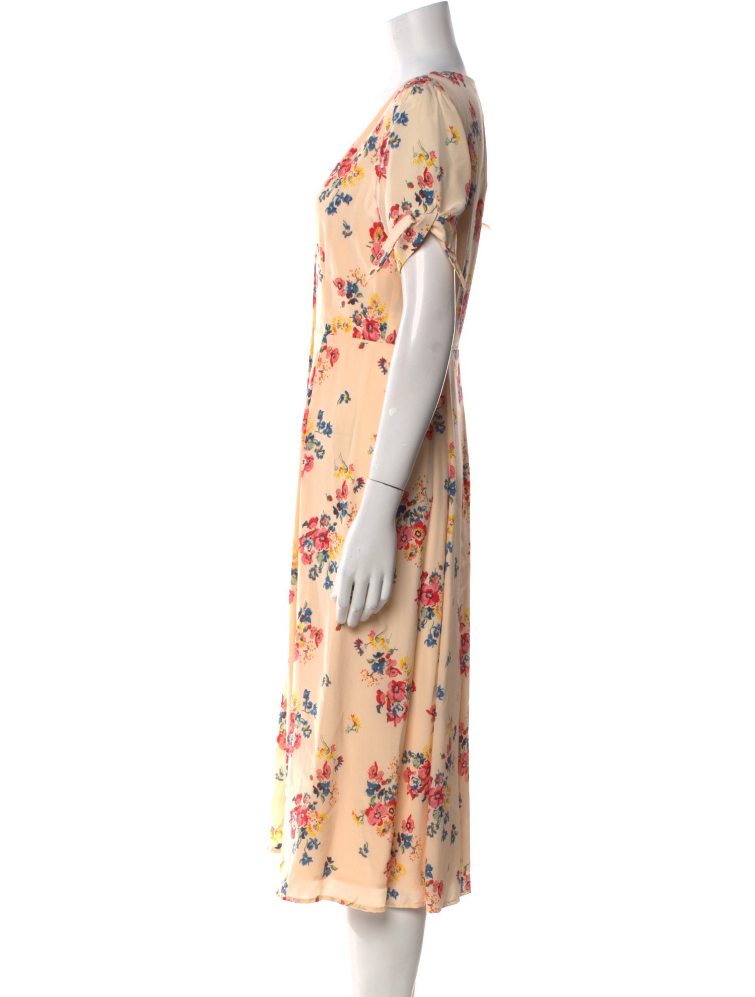 Sézane Silk Midi Length Dress w/ Tags