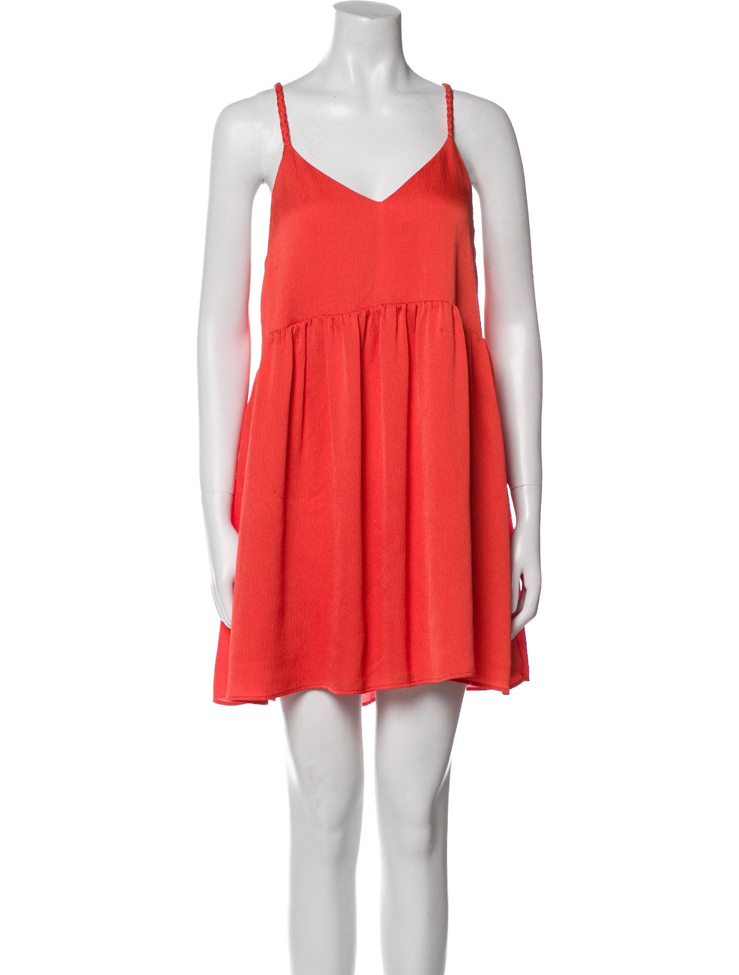 Sézane V-Neck Mini Dress