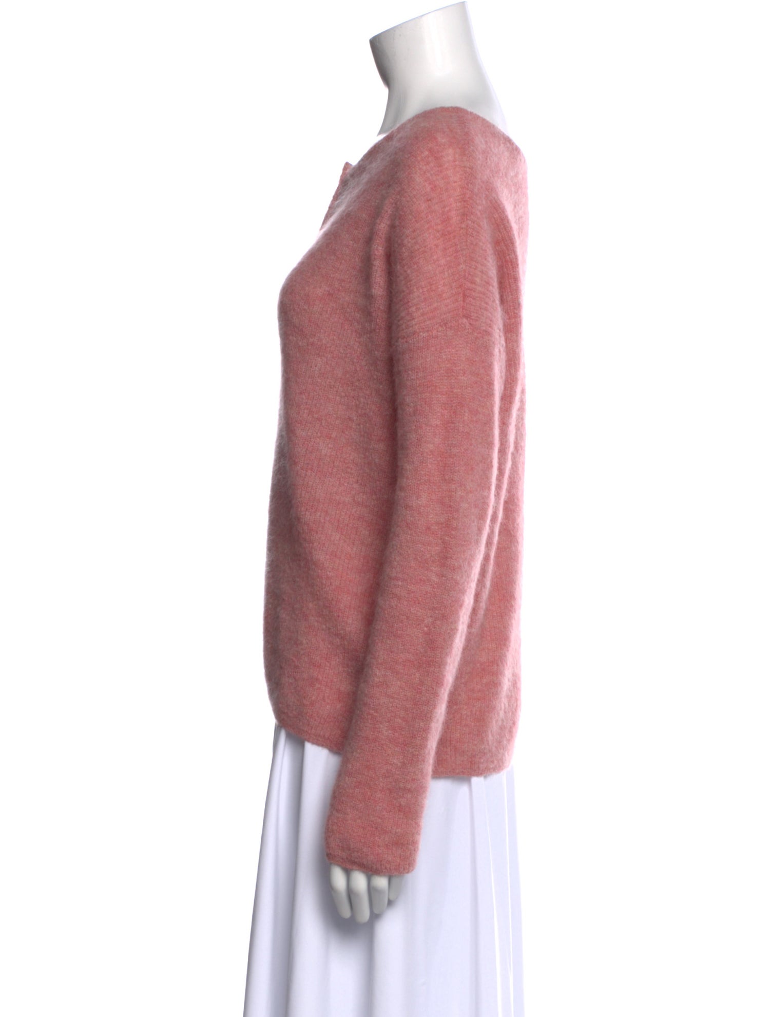 Sézane Kid Mohair Scoop Neck Sweater
