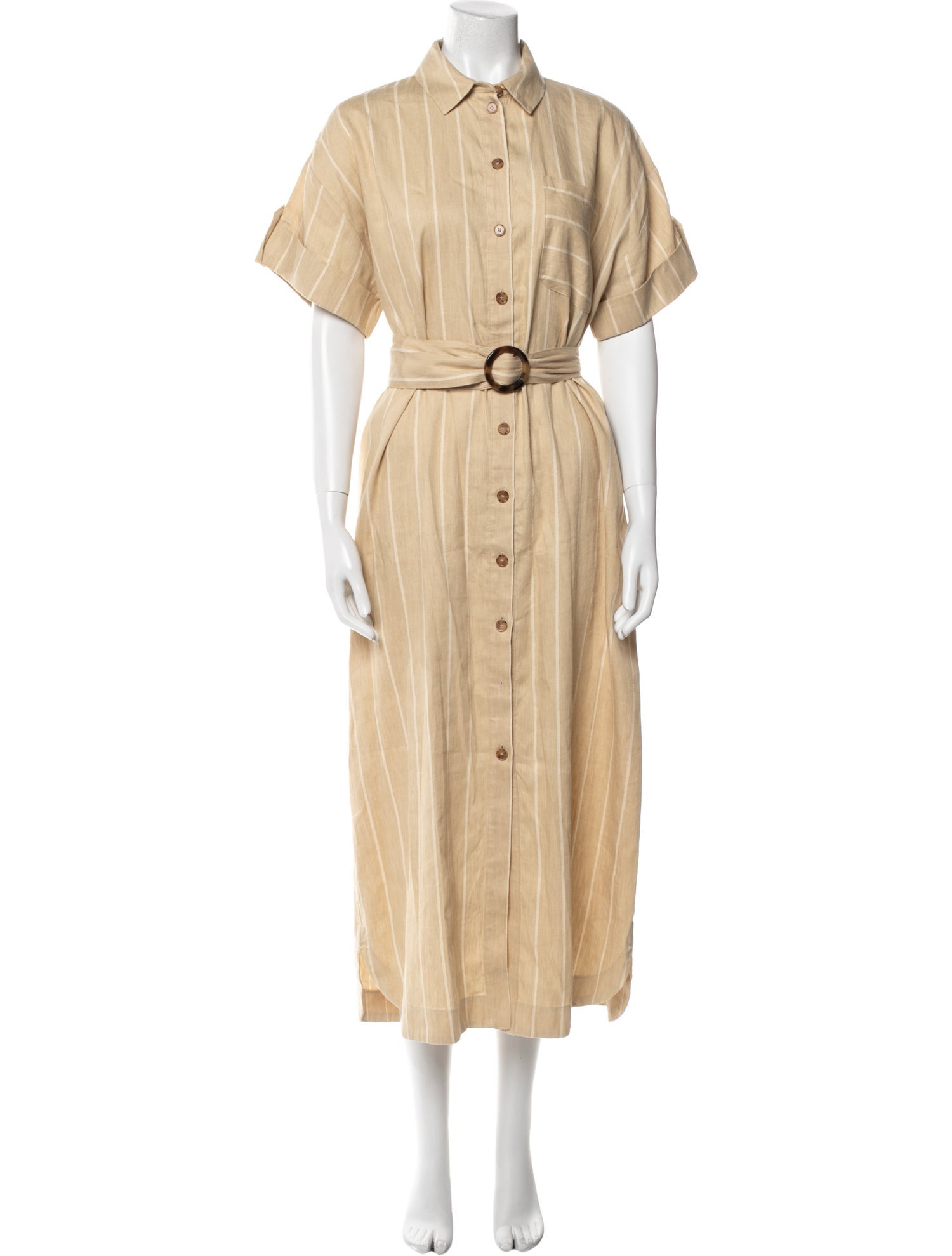 Sézane Linen Long Dress