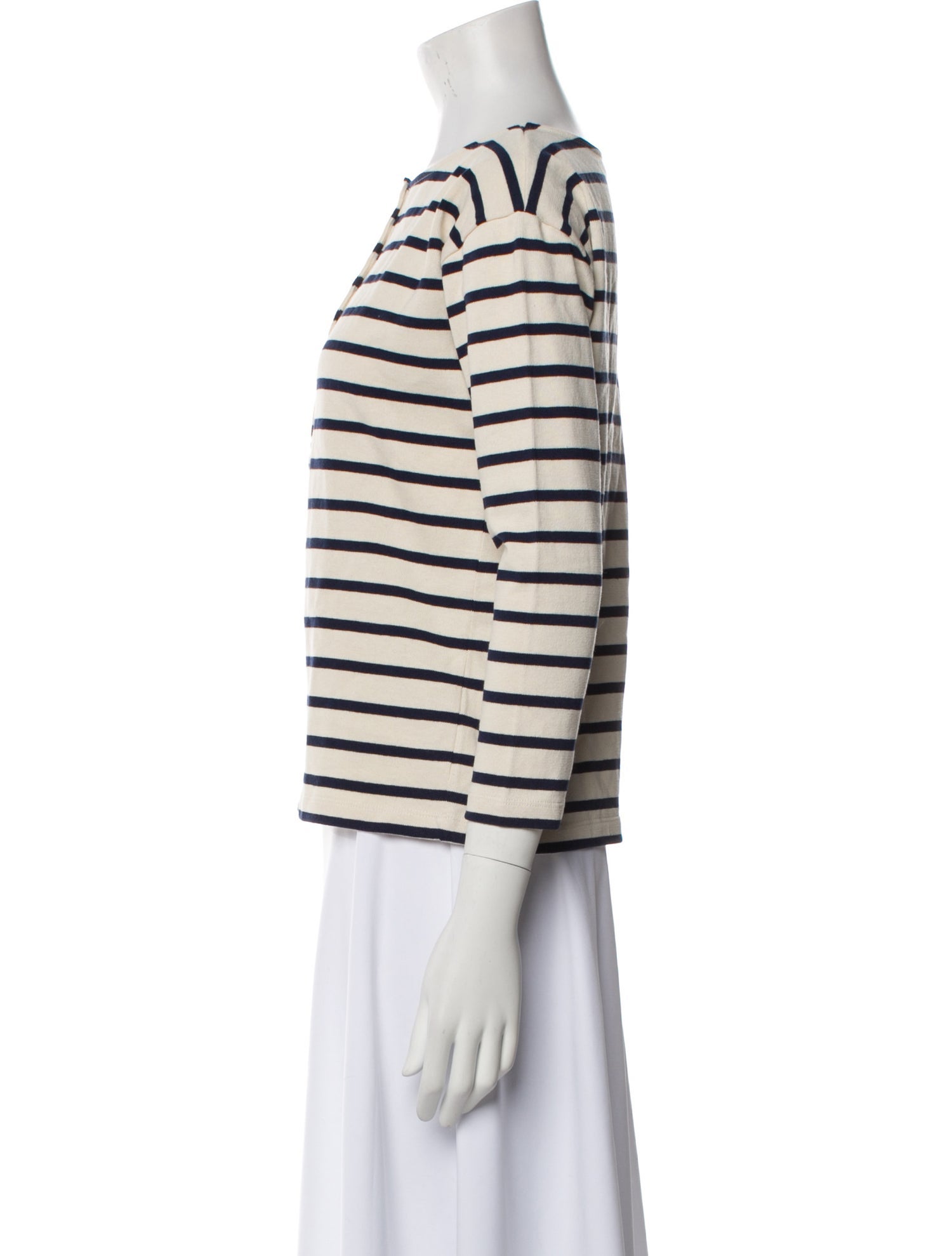 Sézane Striped Square Neckline Top w/ Tags