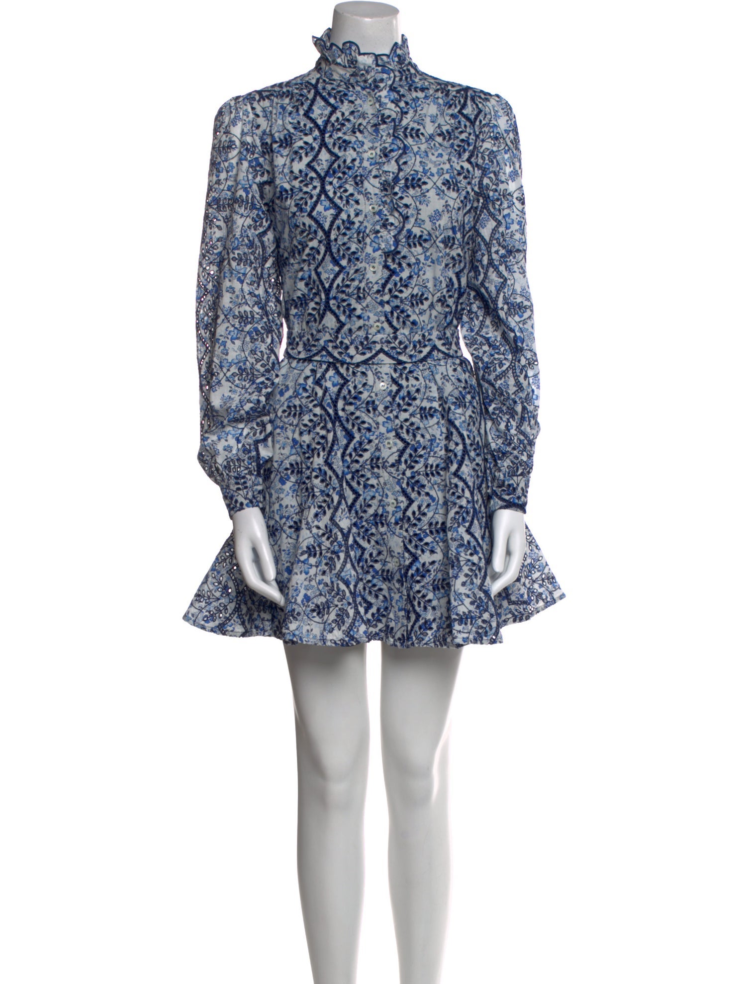 Sézane Printed Mini Dress