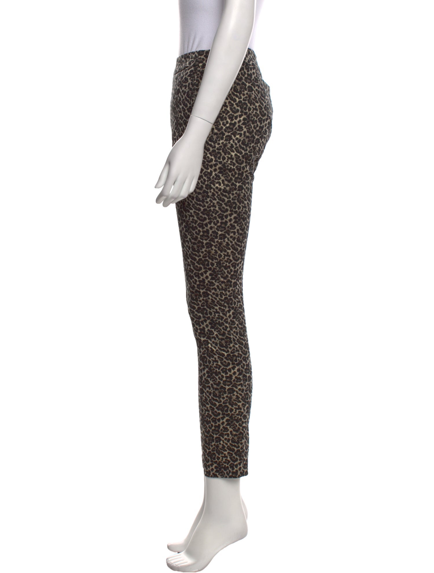 Sézane Printed Skinny Leg Pants