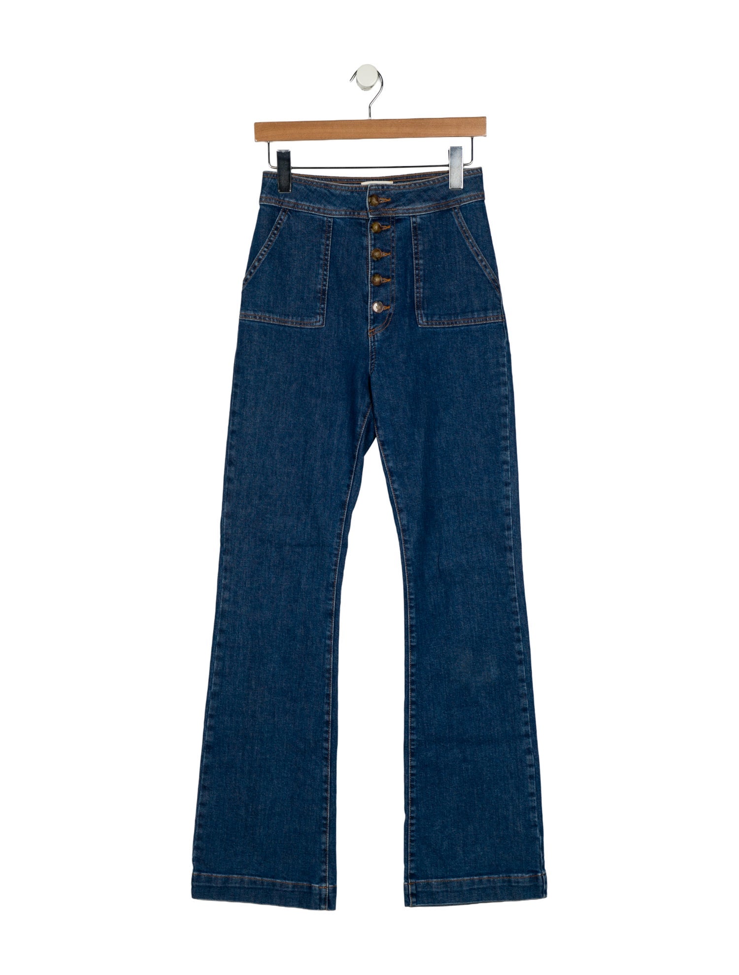 Sézane High-Rise Wide Leg Jeans