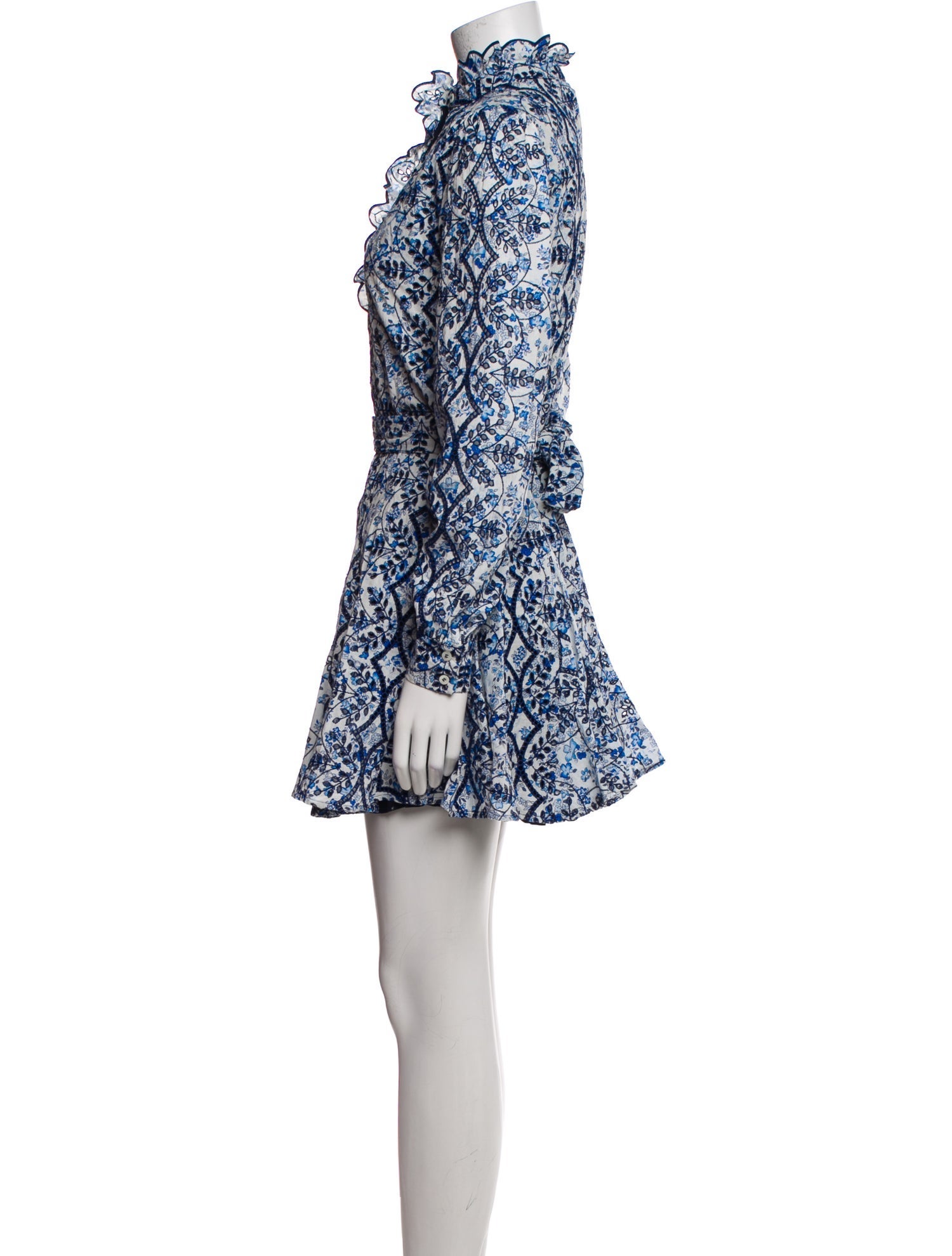 Sézane Floral Print Mini Dress