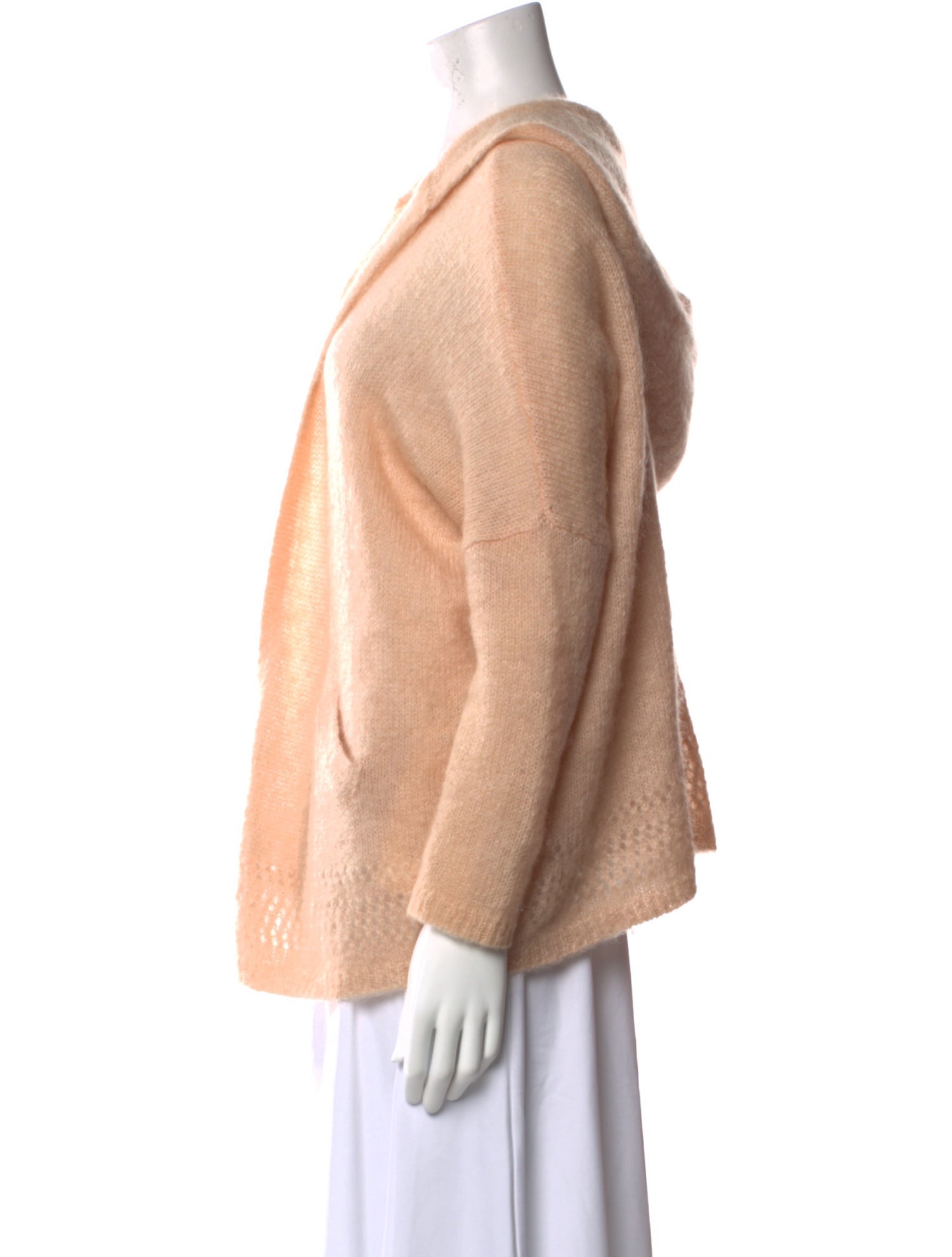 Sézane Mohair Open Front Sweater