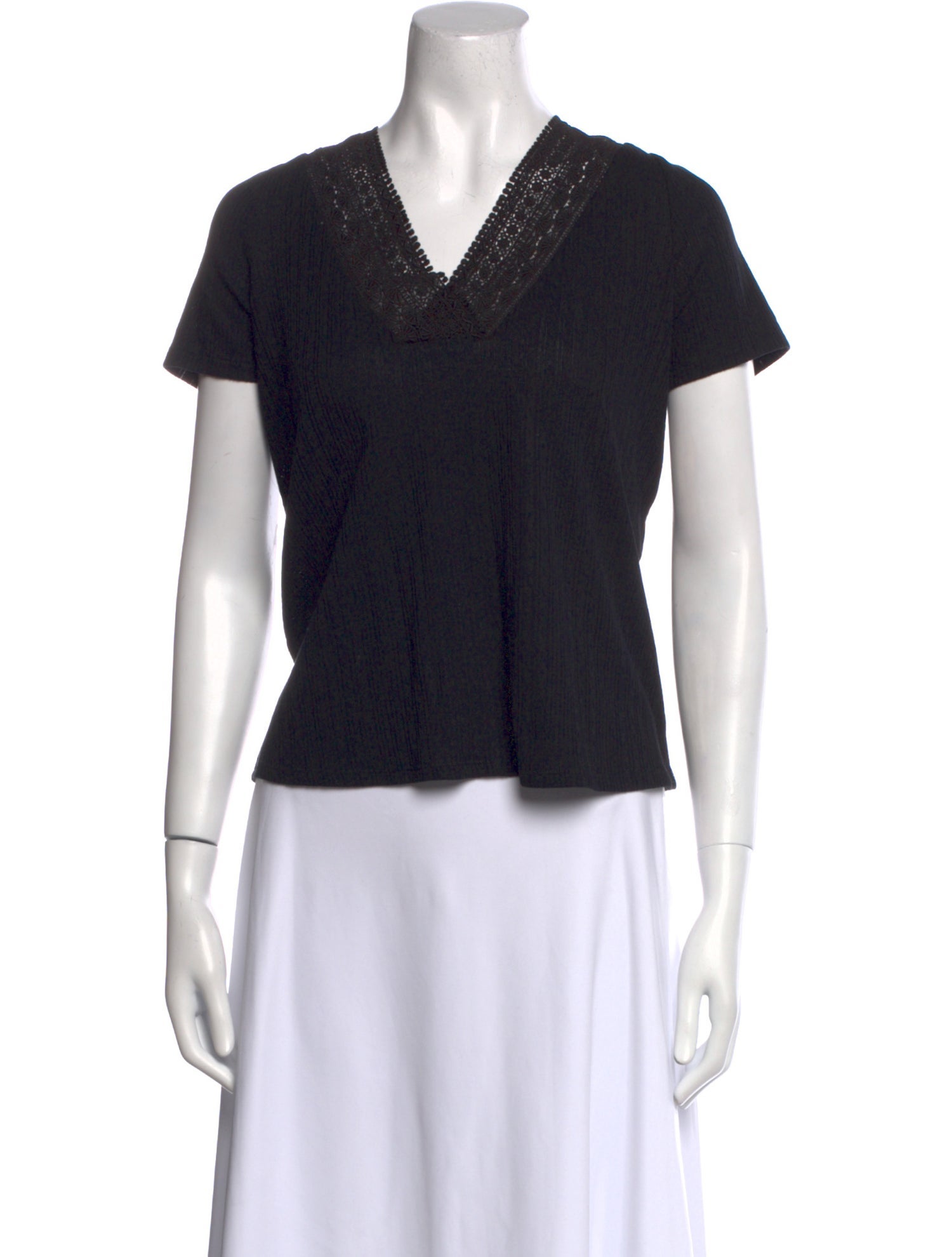 Sézane V-Neck Short Sleeve Top w/ Tags