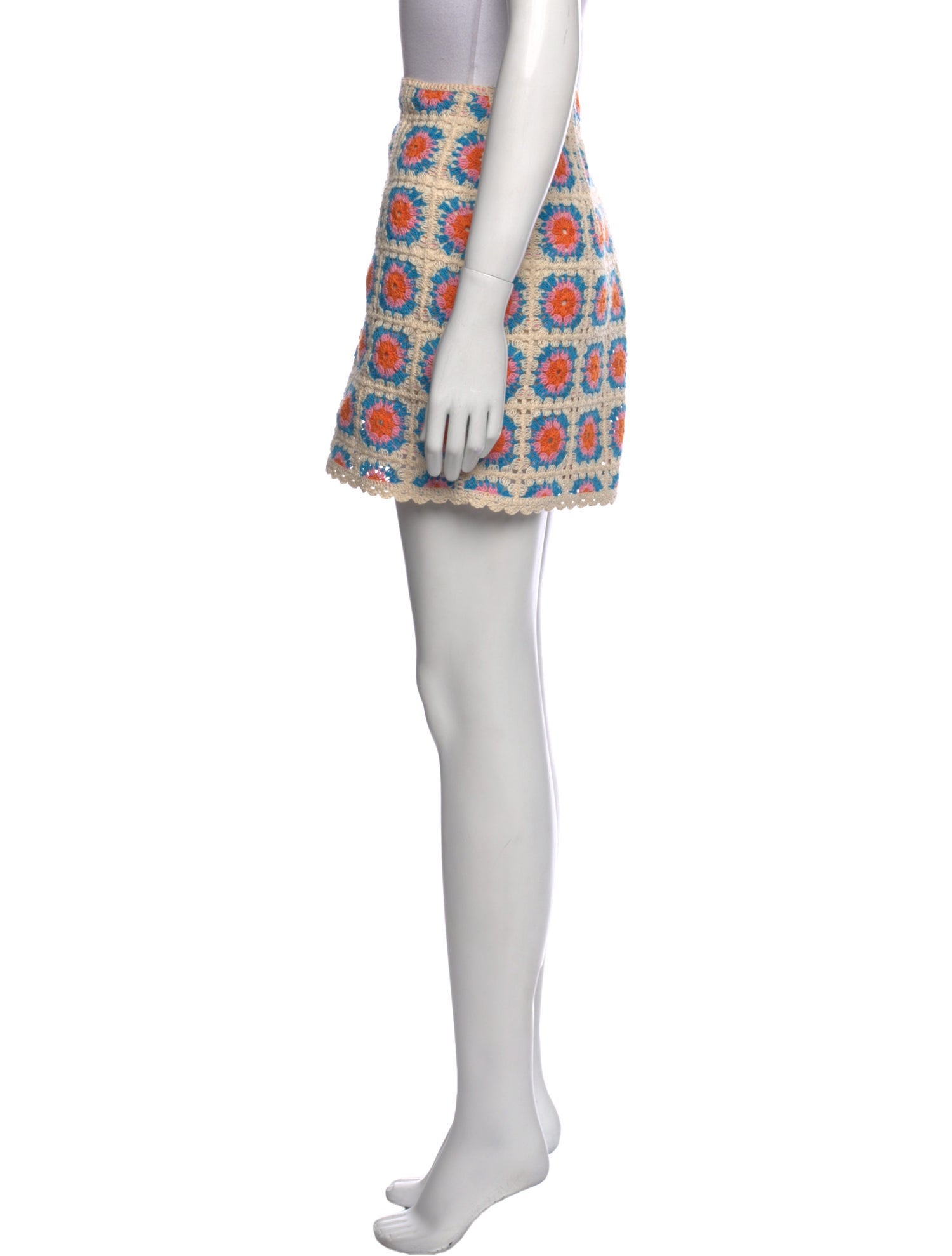 Sézane Printed Mini Shorts