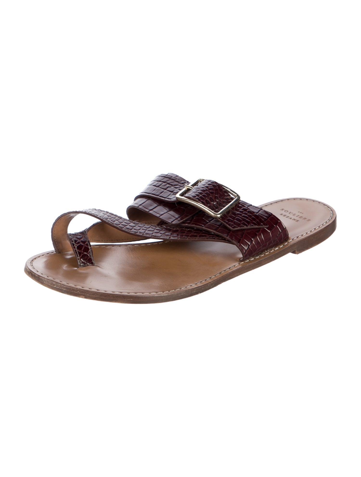 Sézane Leather Slides