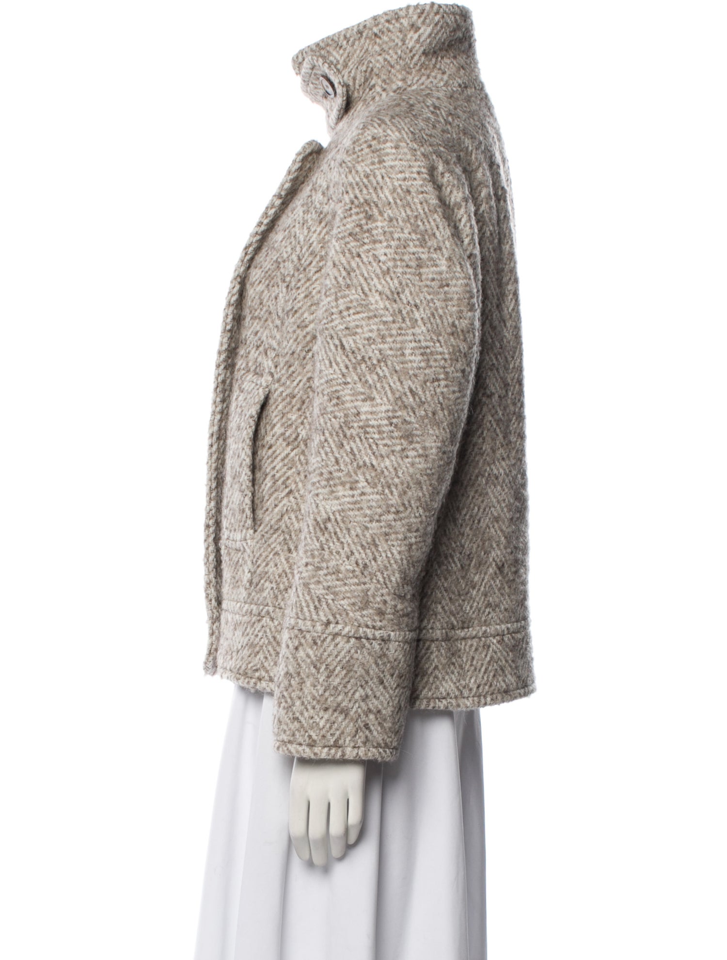 Sézane Wool Printed Jacket w/ Tags