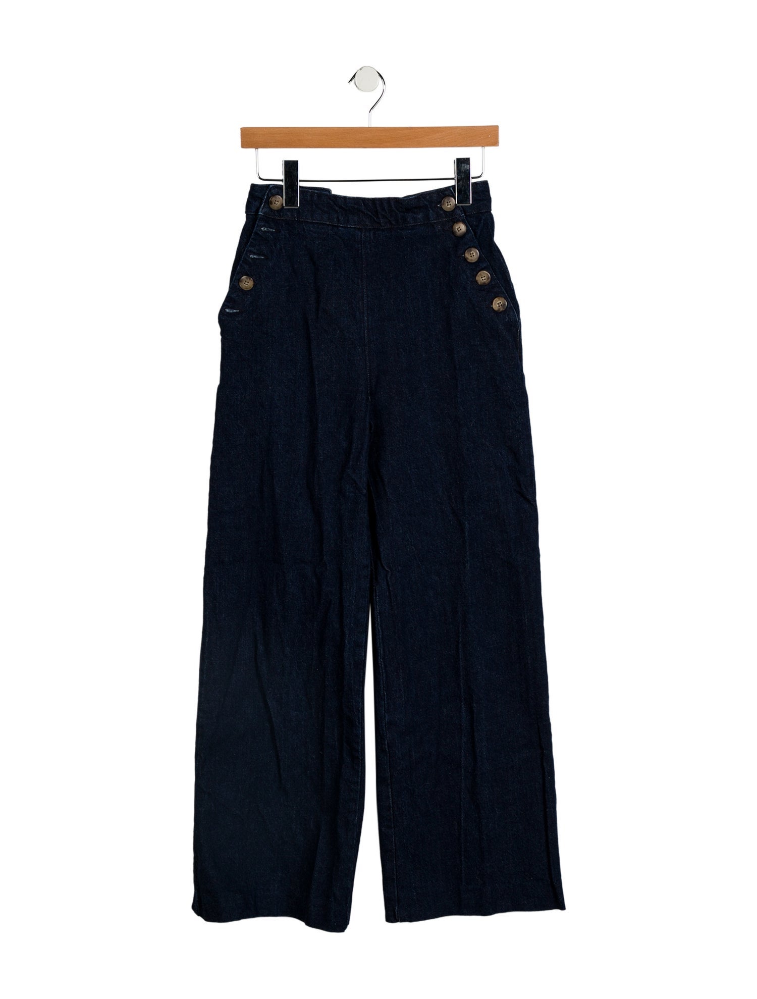 Sézane High-Rise Wide Leg Jeans