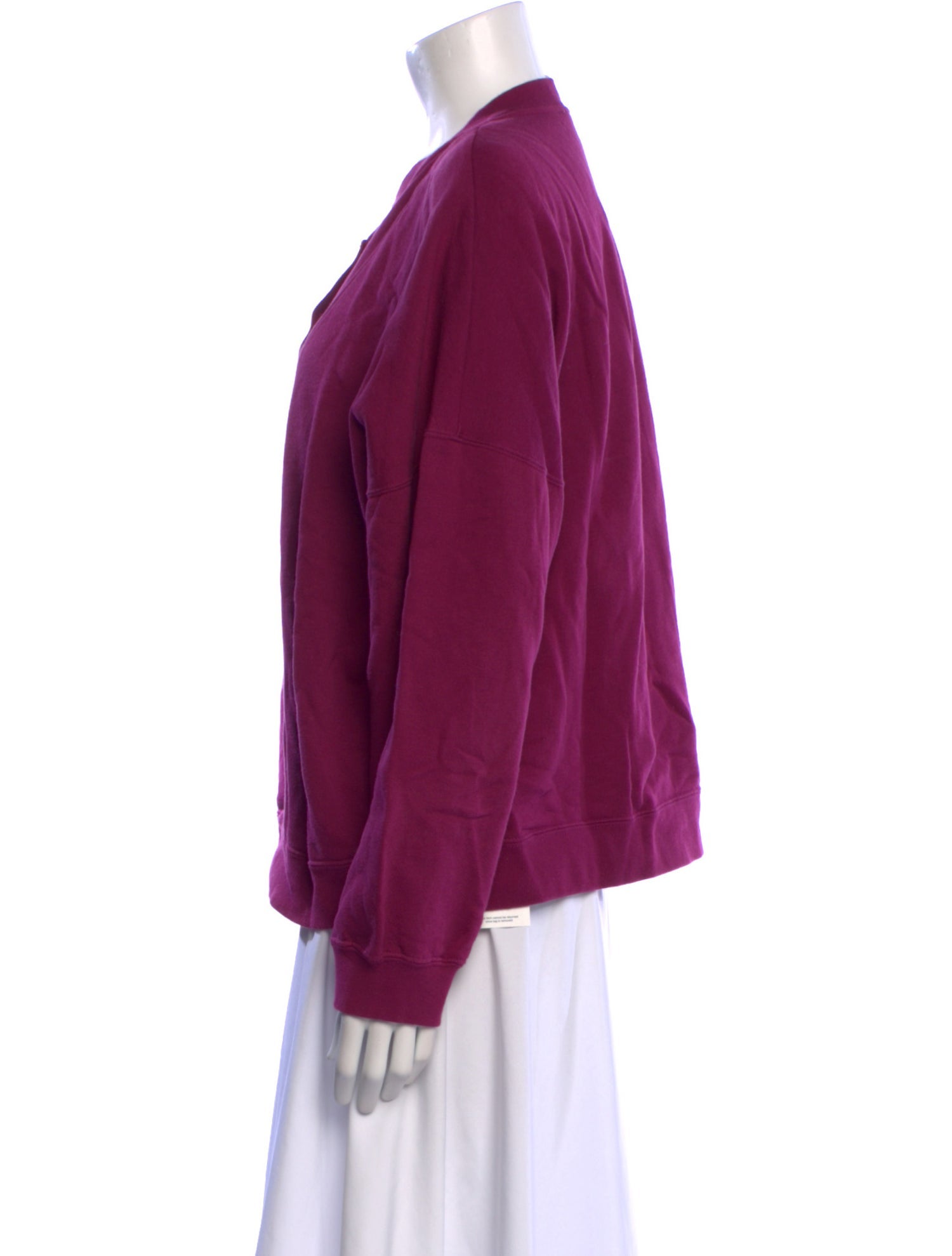 Sézane V-Neck Long Sleeve Sweatshirt