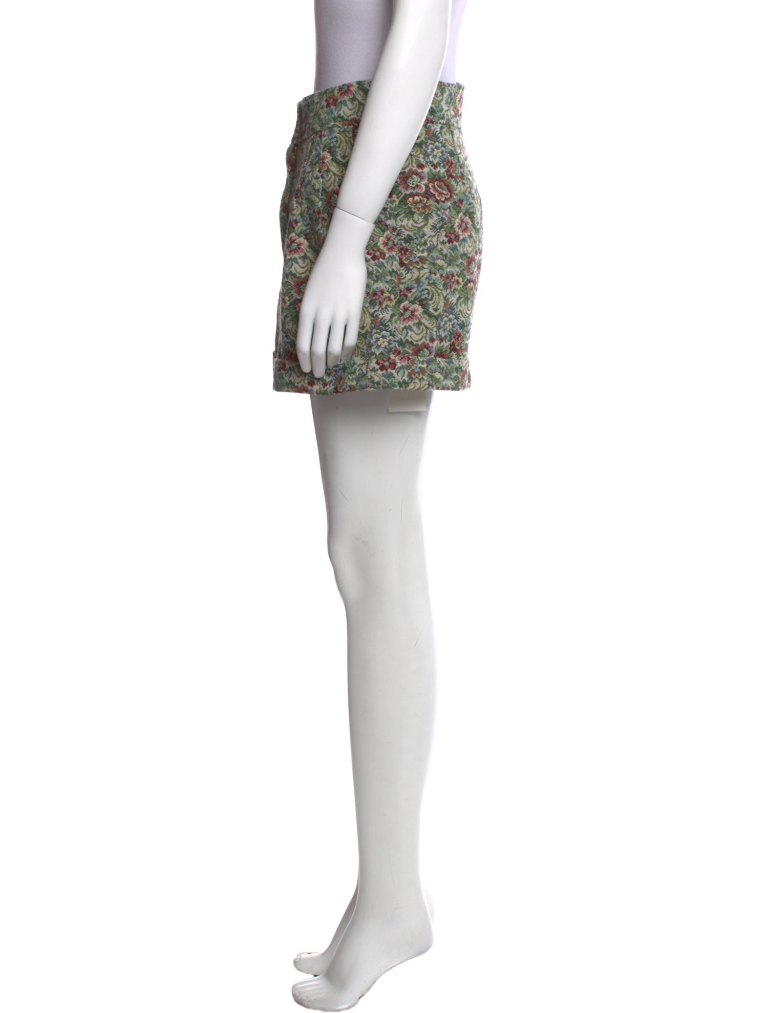 Sézane Floral Print Mini Shorts