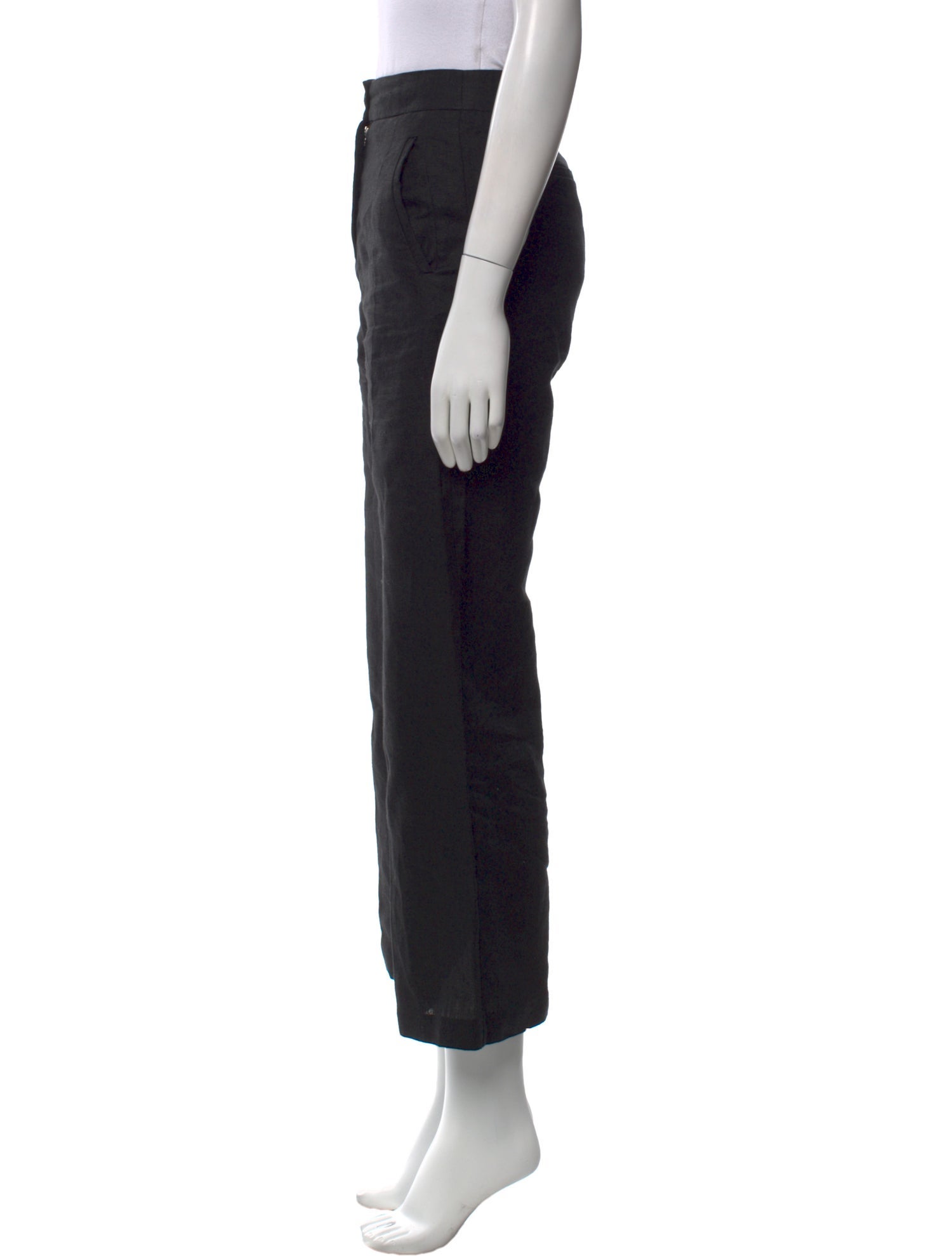 Sézane Linen Wide Leg Pants
