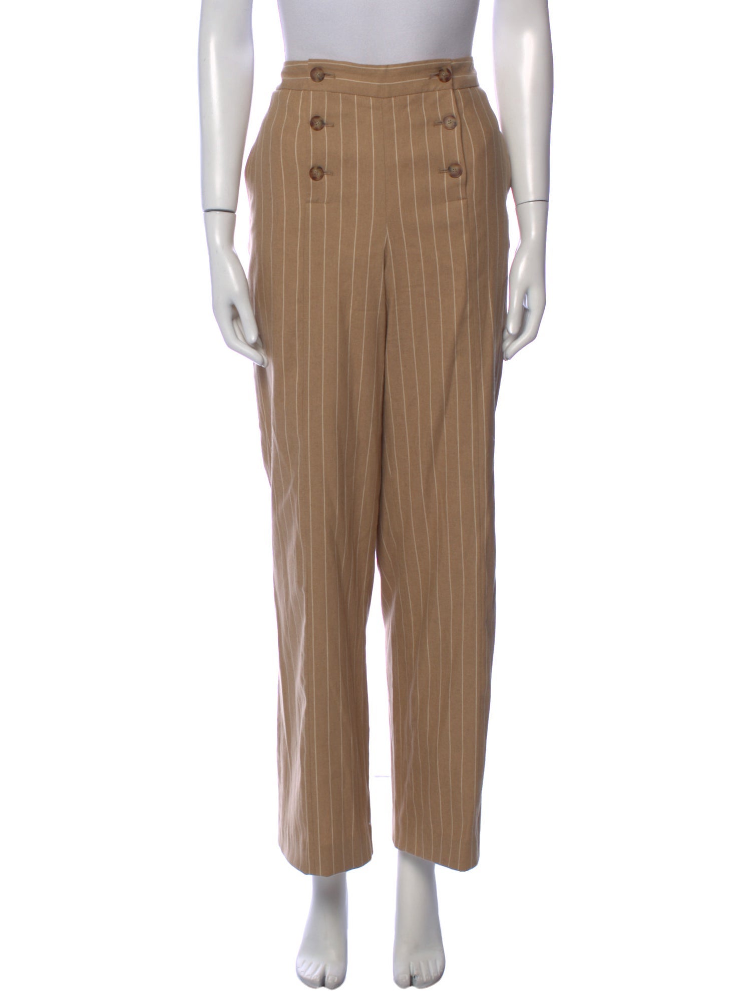 Sézane Wool Wide Leg Pants